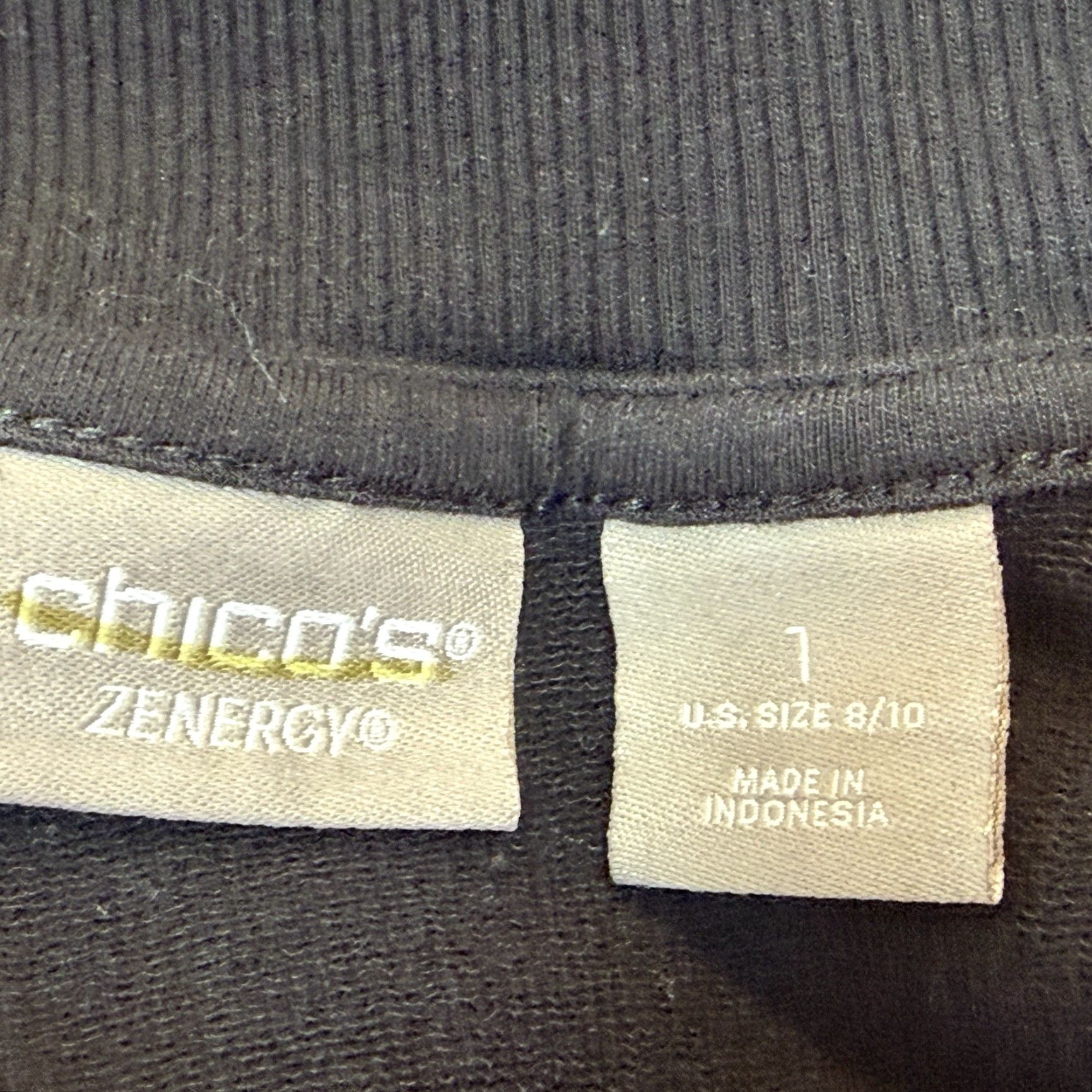 Vintage VINTAGE Chico's Zenergy Pullover T-Shirt Top Womens M Black V-Neck Long Sleeve Stretch Shirt Size M / US 6-8 / IT 42-44 - 5 Thumbnail