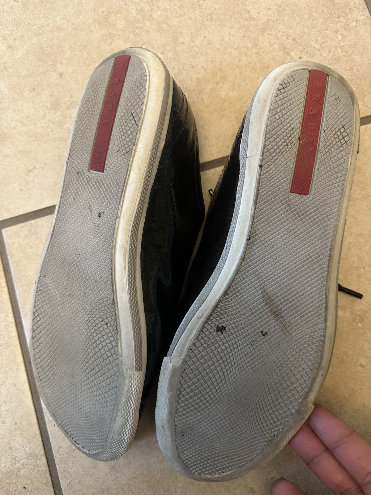 Prada Prada America’s Cup Patent Leather Sneakers - Size 7.5W Size US 7.5 / EU 40-41 - 11 Thumbnail