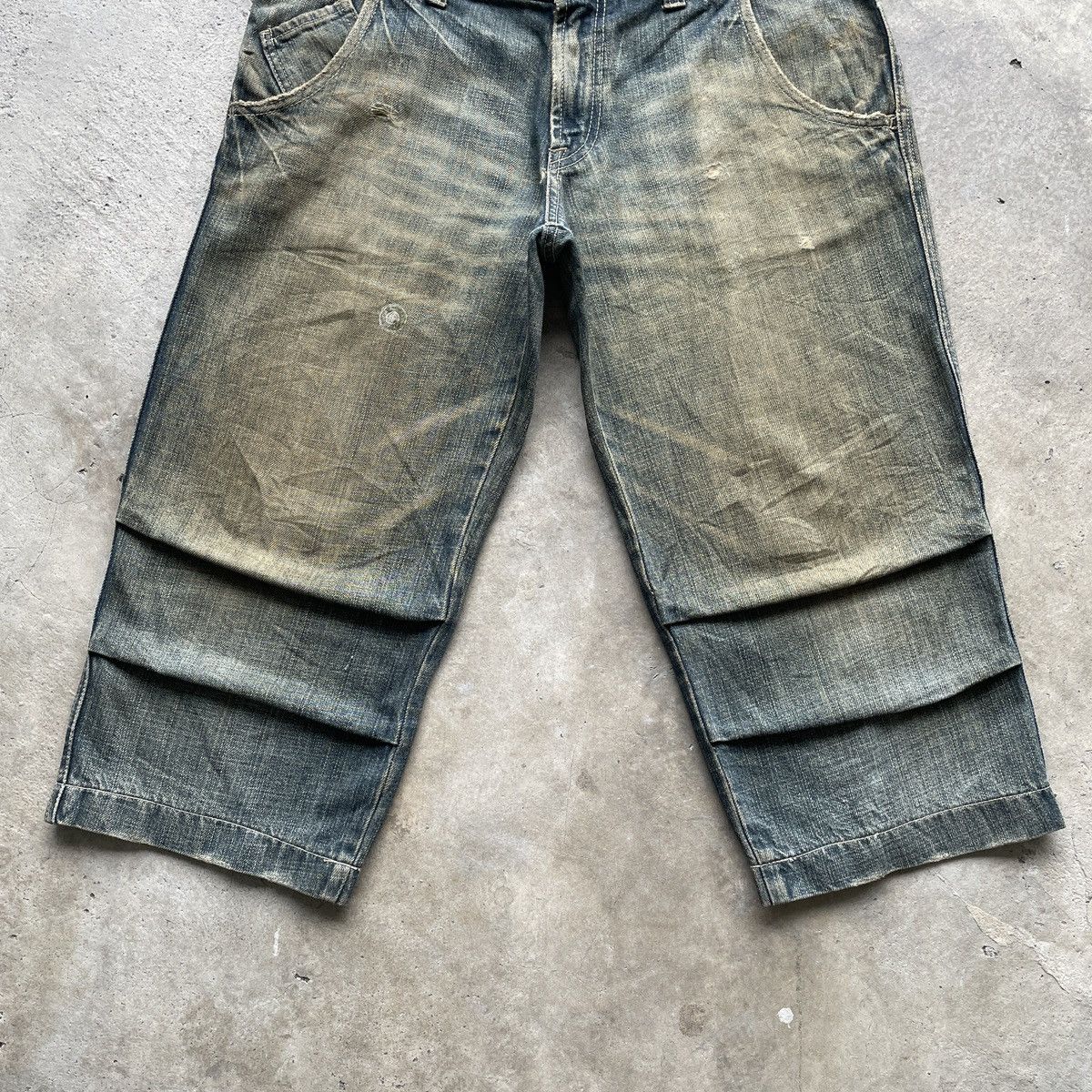 Japanese Brand Vintage Japan Rush Hour Rusty Wash Cropped Jeans Pants W34 Size US 34 / EU 50 - 4 Thumbnail