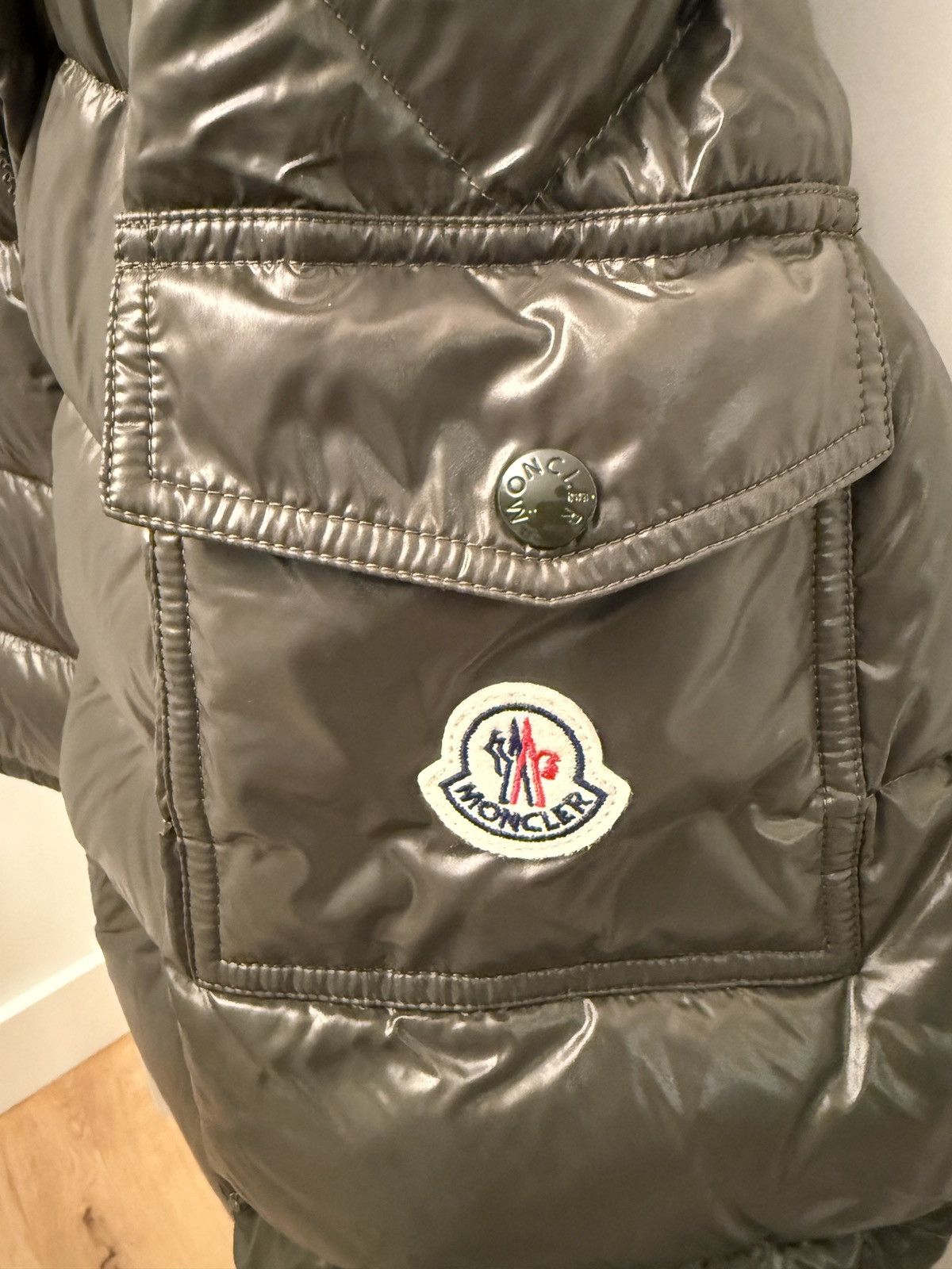 Moncler Moncler Maya Hooded Short Down Jacket - Olive Size US XXL / EU 58 / 5 - 3 Thumbnail