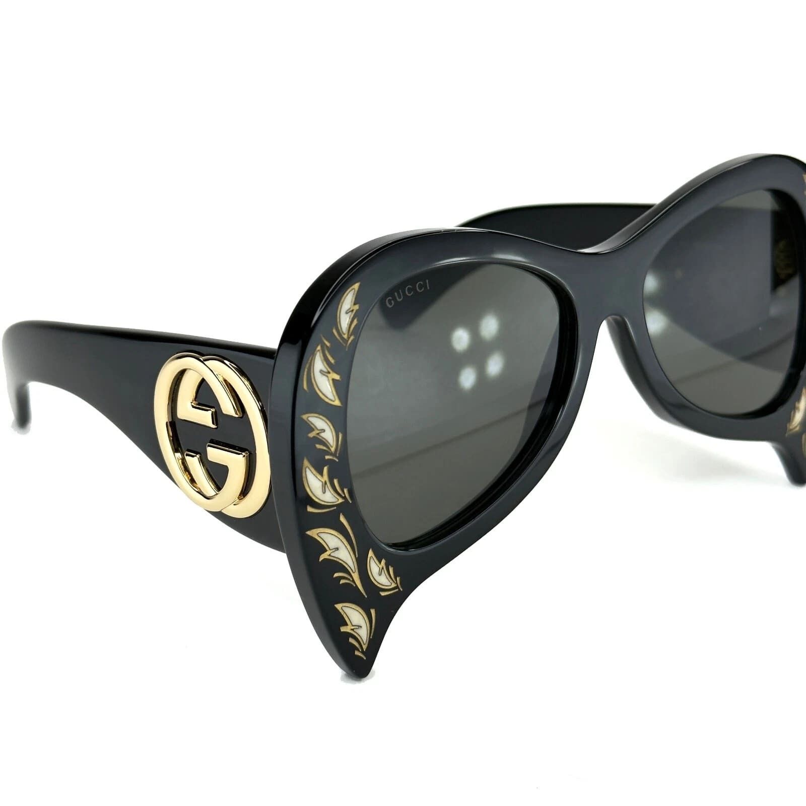 Gucci GUCCI GG0143S HOLLYWOOD FOREVER Mother Of Pearl 0143 002 Size ONE SIZE - 4 Thumbnail