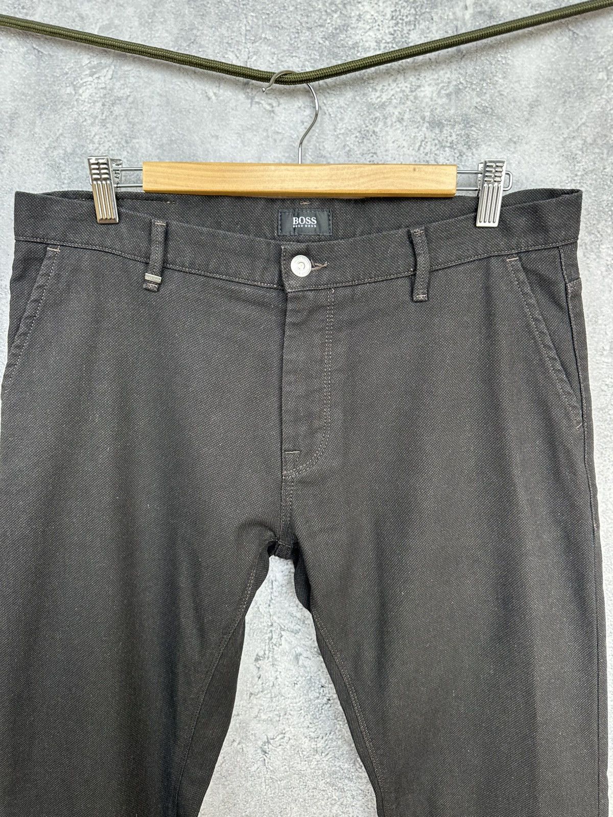 Hugo Boss Hugo Boss Maine Chino 20 Pants Brown Stretch Casual Trousers Size US 34 / EU 50 - 4 Thumbnail