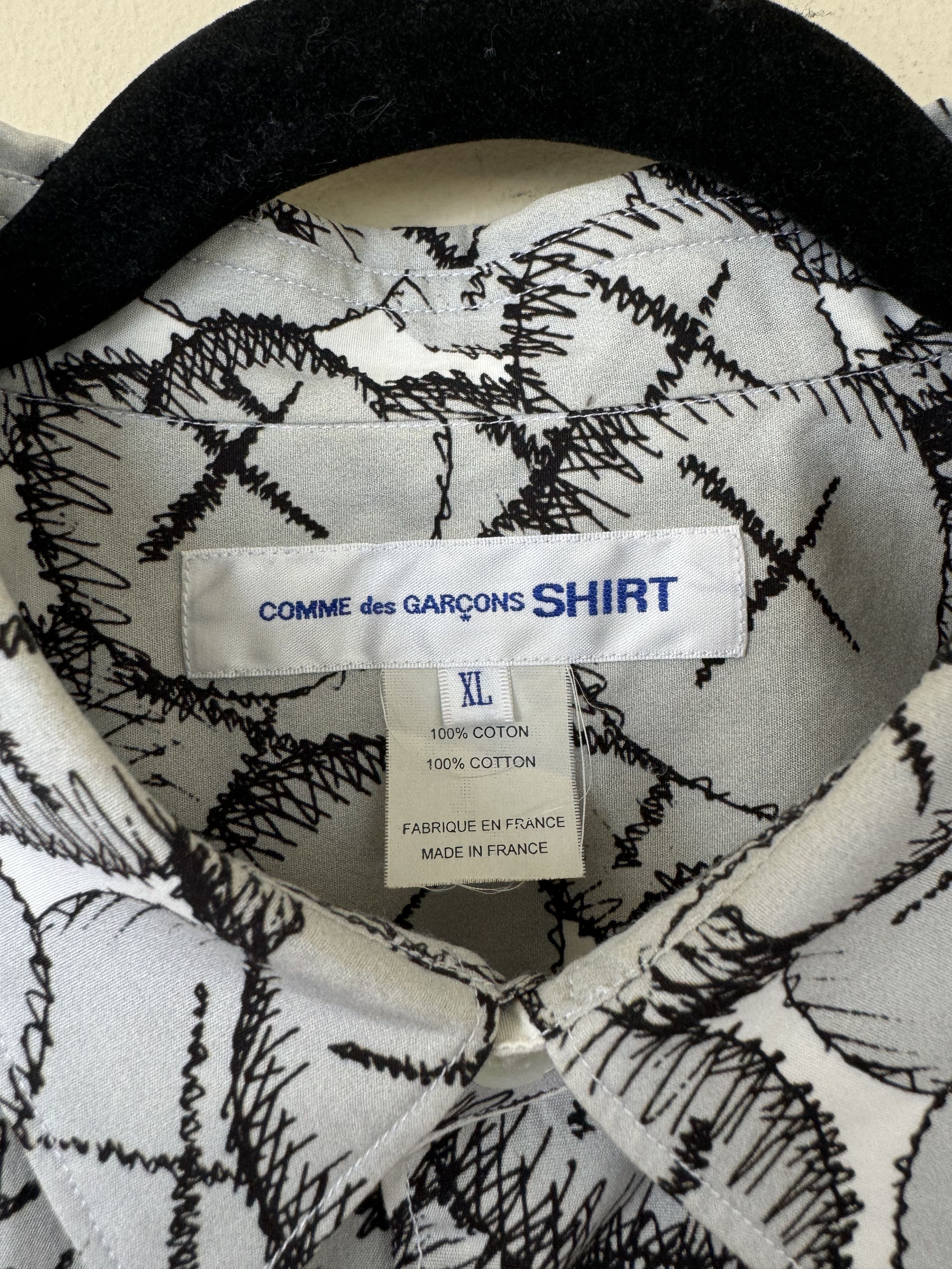 Comme des Garcons SHIRT × Kaws Comme des Garcons Shirt x Kaws Button Up Size US XL / EU 56 / 4 - 9 Thumbnail