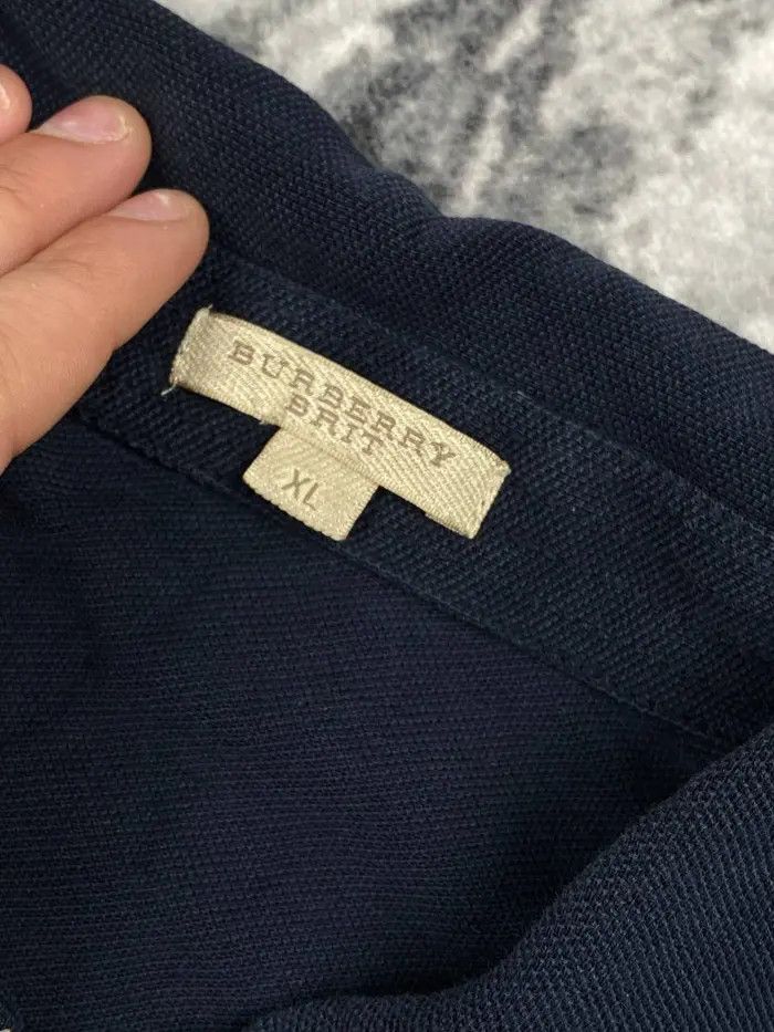 Burberry Burberry Brit Polo Shirt Nova Check Collar Size US XL / EU 56 / 4 - 4 Thumbnail