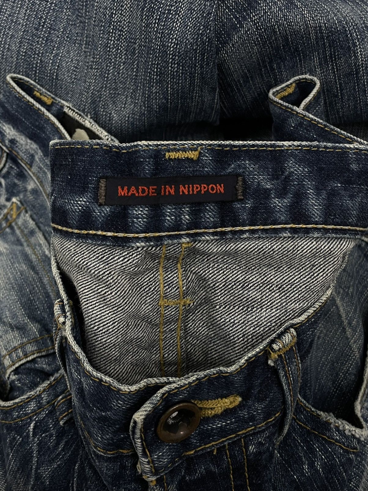 Japanese Brand VINTAGE JAPAN GRUNGE AESTHETIC PUNK MADE NIPPON JAPAN DENIM Size US 31 - 12 Thumbnail