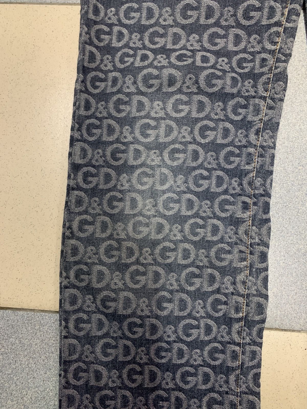 Dolce & Gabbana Vintage 2000s Dolce & Gabbana Monogram Jeans Size US 28 / EU 44 - 6 Thumbnail