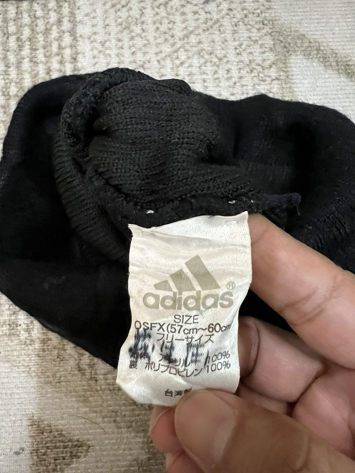 Adidas Vintage adidas Big Logo Beanie Hats Size ONE SIZE - 6 Thumbnail