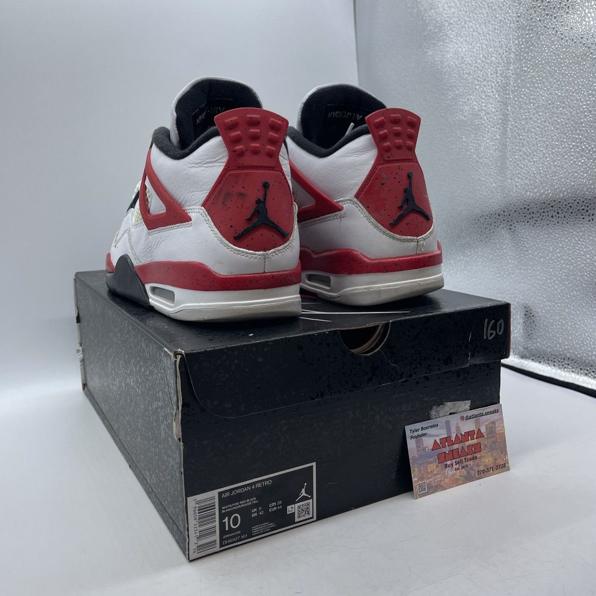 Jordan Brand Air Jordan 4 red cement Size US 10 / EU 43 - 4 Thumbnail