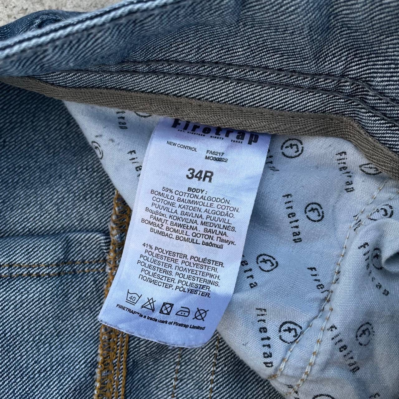 Firetrap VTG Japanese Style Firetrap Jeans Size 34 Western Workwear Size US 34 / EU 50 - 9 Thumbnail