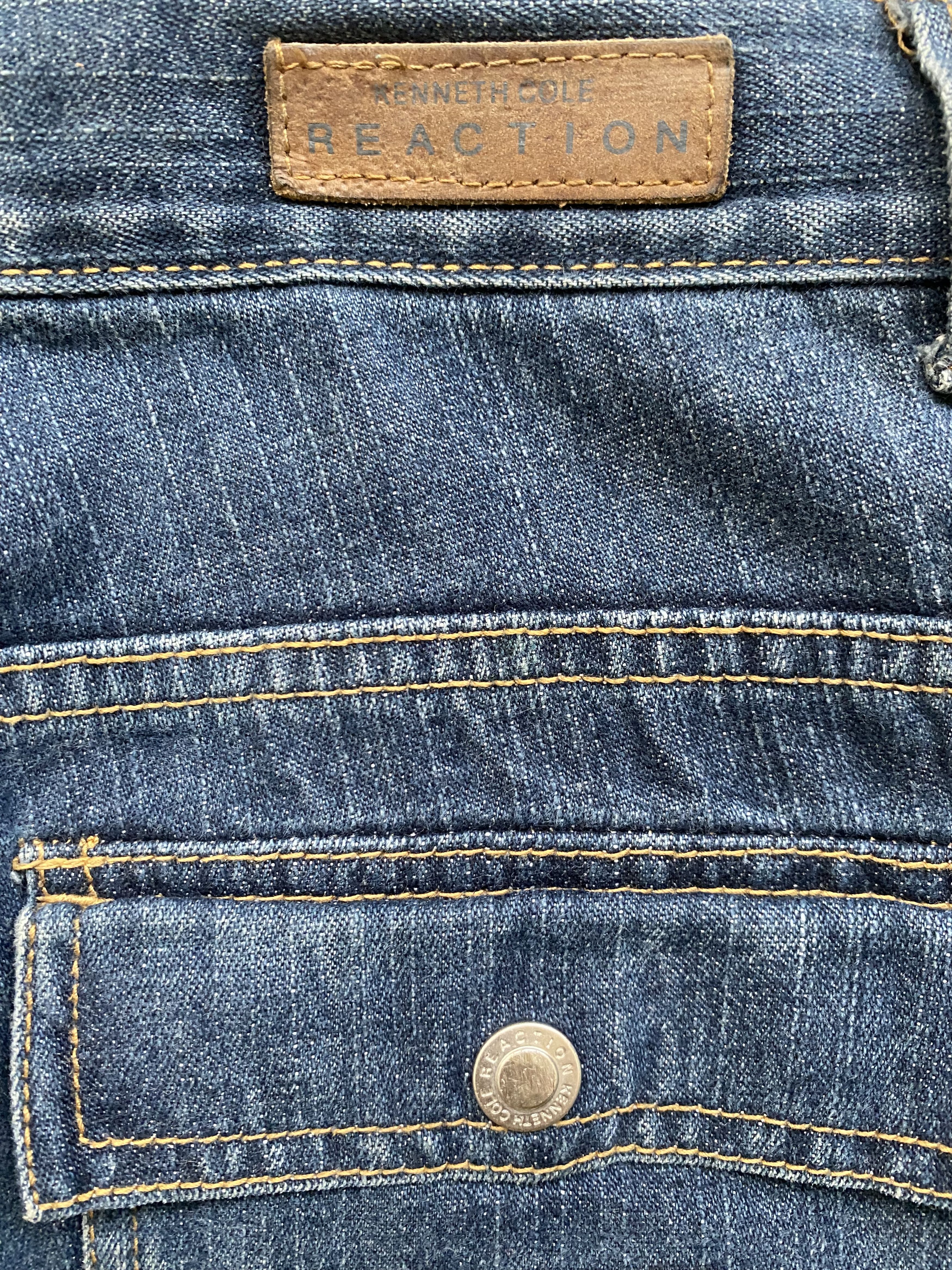 Designer × Kenneth Cole Distressed Carpenters Kenneth Cole Baggy Wide Leg Jeans Size US 30 / EU 46 - 7 Thumbnail