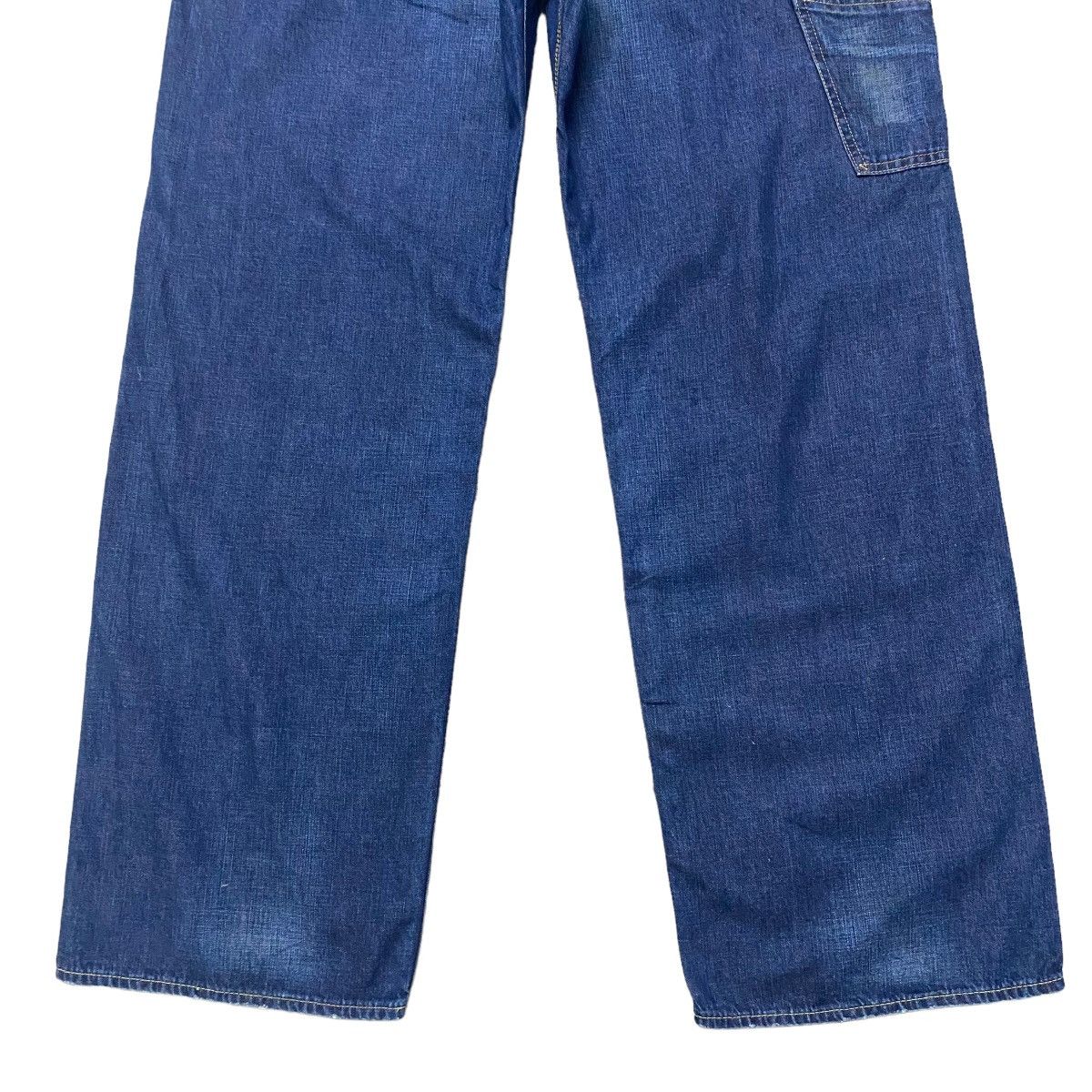 Bape Vintage Bape Denim Carpenter Pants Oiled Coated Size US 34 / EU 50 - 12 Thumbnail