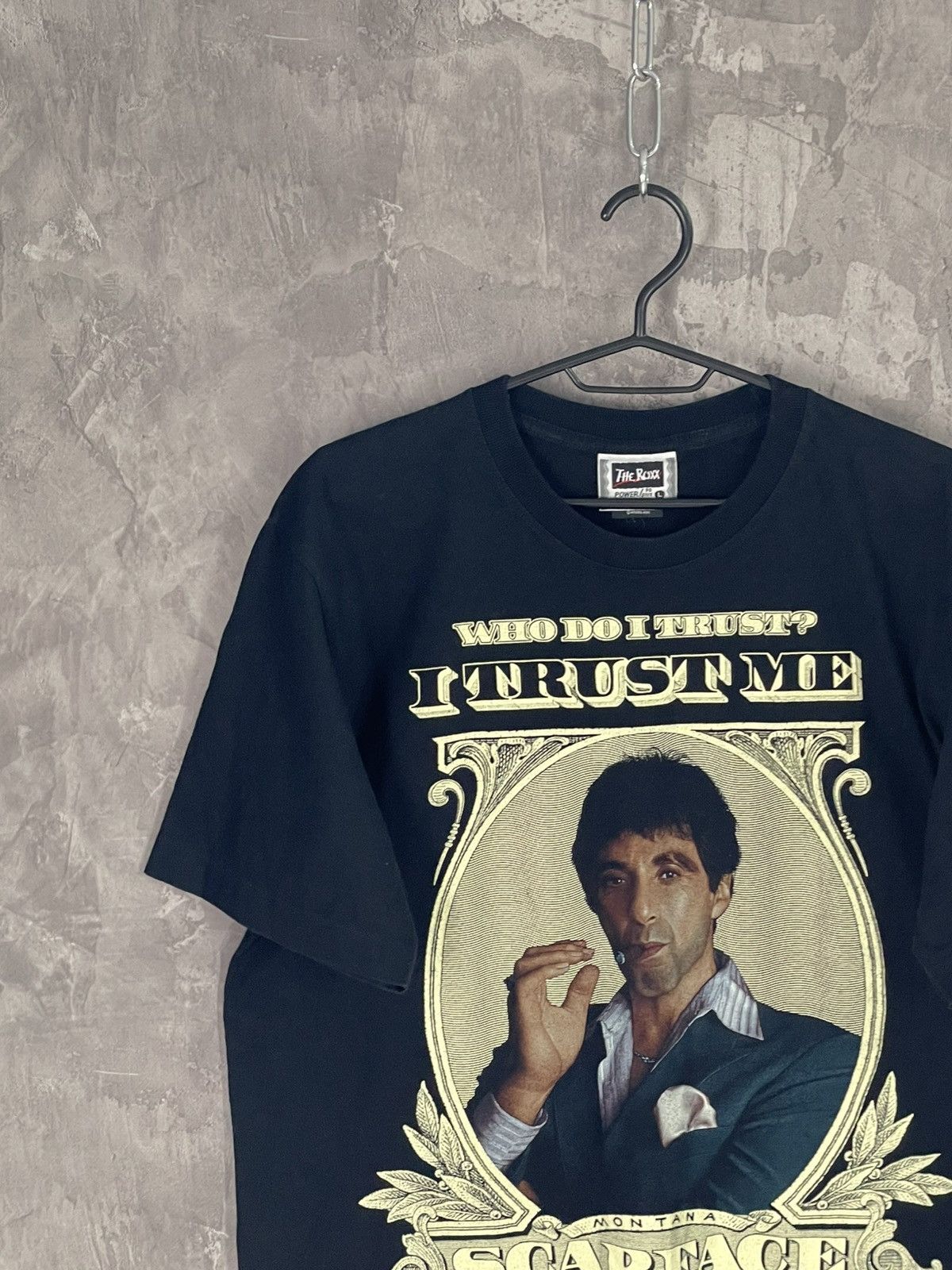 Vintage Vintage Scarface t shirt like Godfather Soprano's Size US L / EU 52-54 / 3 - 3 Thumbnail