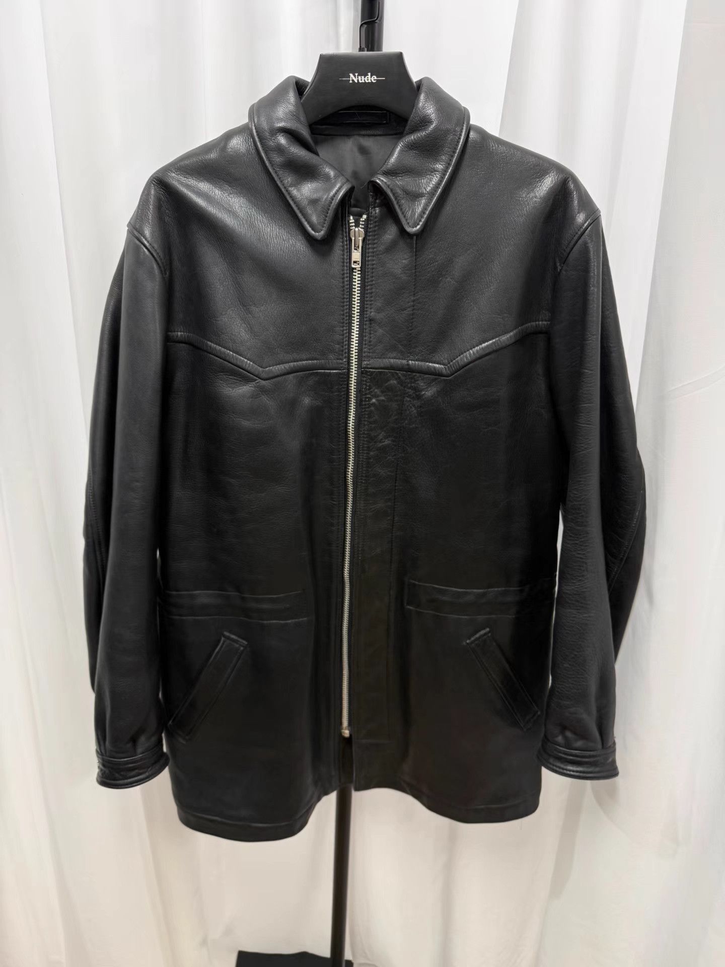 Yohji Yamamoto Yohji Yamamoto Y's Heavy Leather Coat K20 Size US XL / EU 56 / 4 - 1 Thumbnail