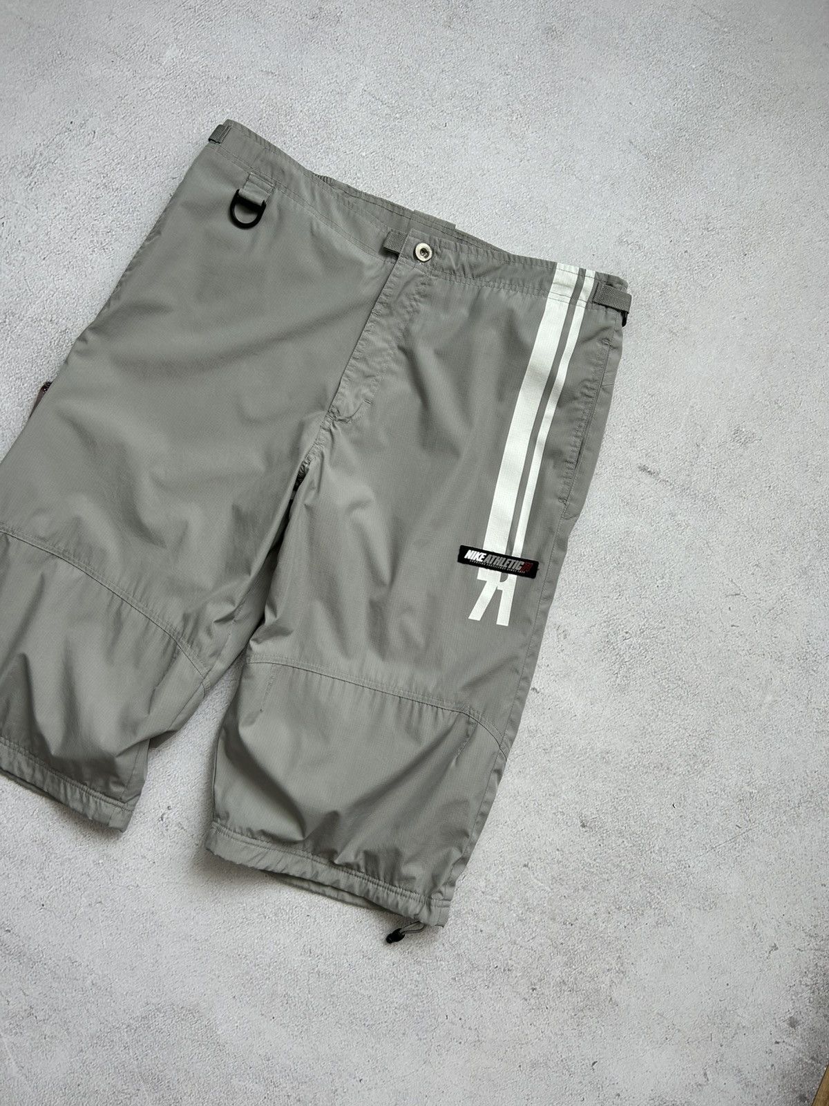Nike × Vintage Nike Vintage 2000's 'Athletic 71' nylon man's shorts size XL Size US 36 / EU 52 - 3 Thumbnail