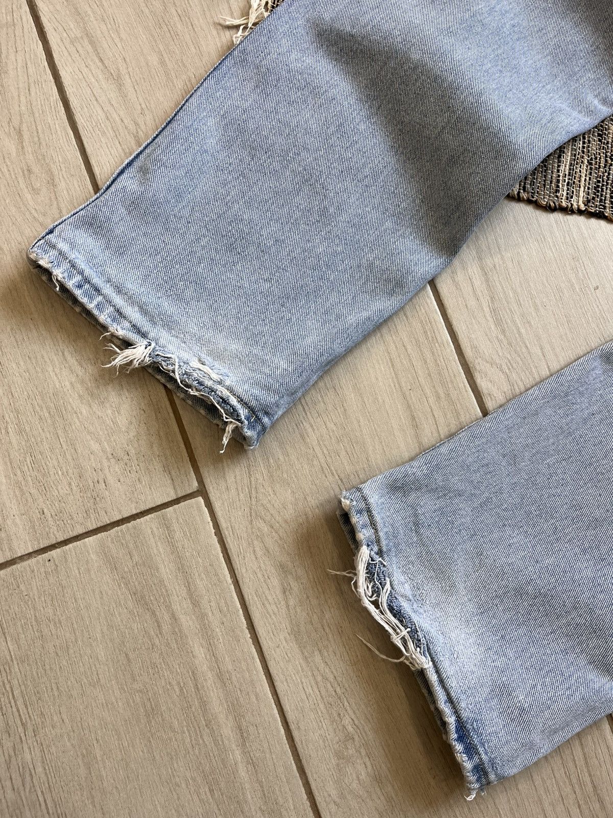 Vintage × Wrangler Vintage Wrangler Jeans washed distressed denim blue Size US 34 / EU 50 - 14 Thumbnail