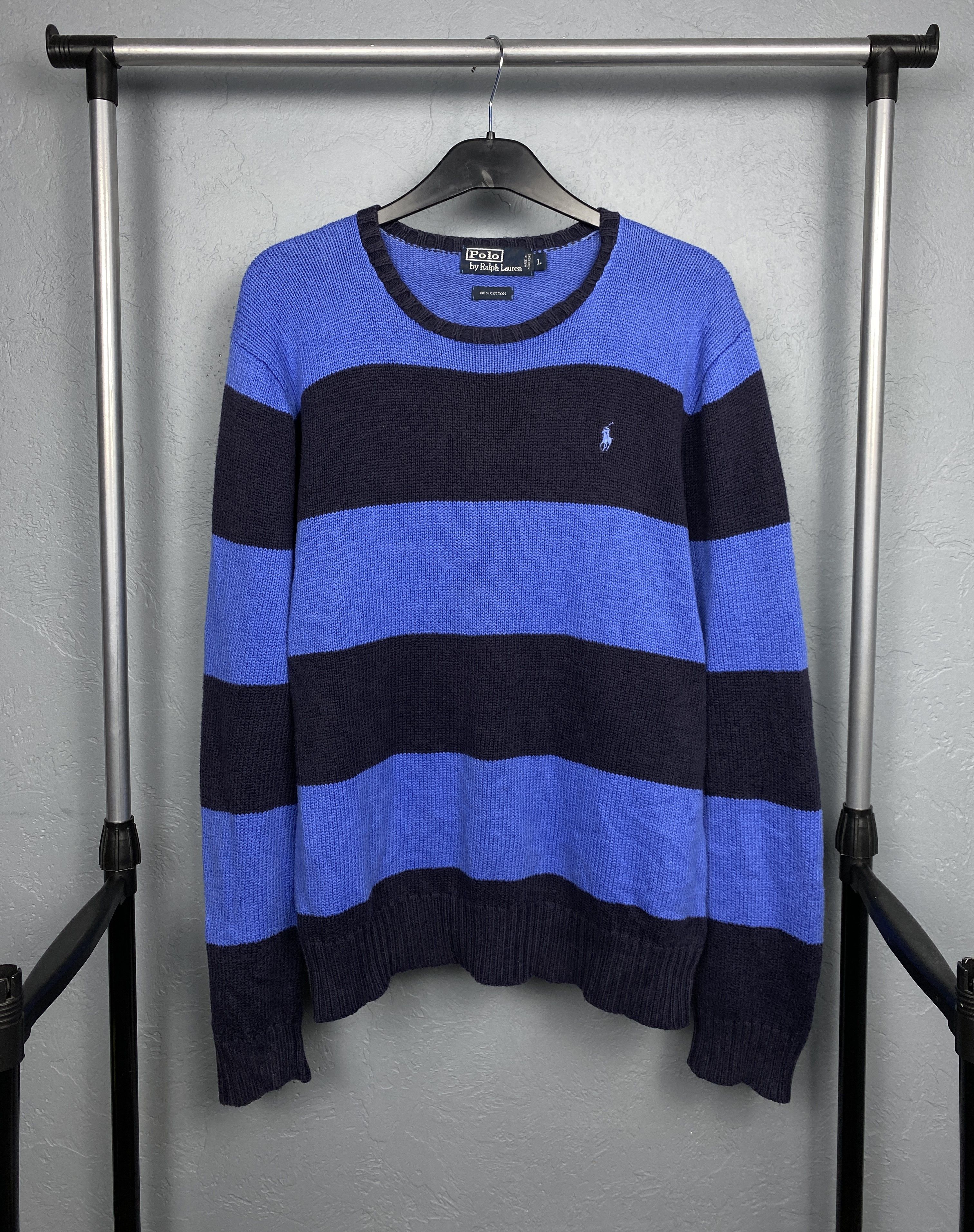Polo Ralph Lauren Polo Ralph Lauren 90s Vintage Mens Knit Sweater Size US L / EU 52-54 / 3 - 1 Thumbnail