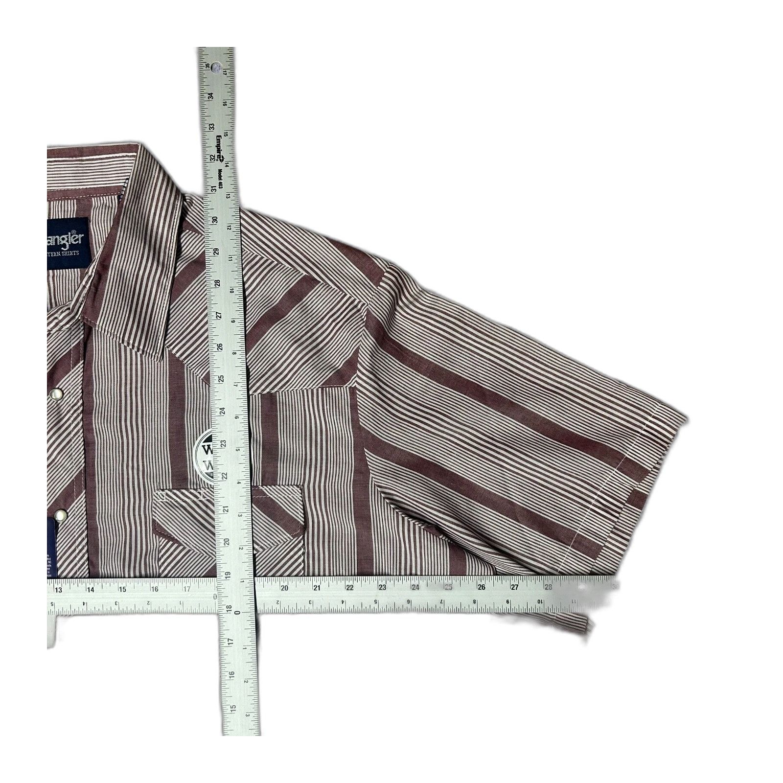Wrangler Wrangler Pearl Snap NWT Button Western Shirt Red Gray Mens C Size US XL / EU 56 / 4 - 2 Thumbnail