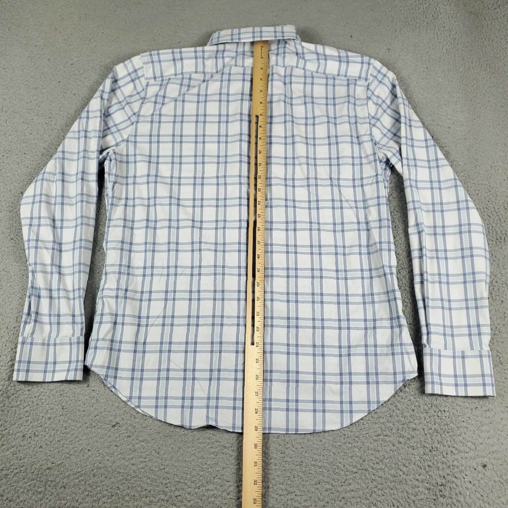 Bonobos Bonobos Shirt Mens Large Blue Plaid Button-Up Long Sleeve Casual Office Wear Size US L / EU 52-54 / 3 - 3 Thumbnail
