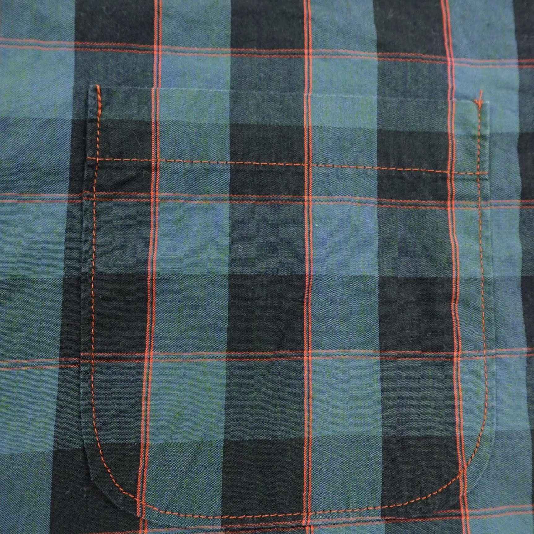 Carbon2Cobalt Carbon 2 Cobalt Shirt Mens XL Green Blue Plaid Long Sleeve Button-Up Outdoors Size US XL / EU 56 / 4 - 3 Thumbnail