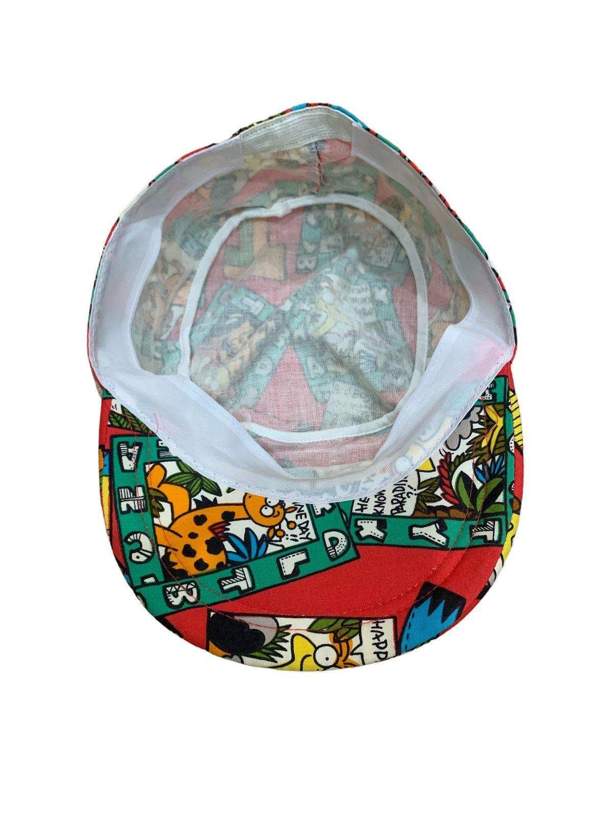 Japanese Brand × Vintage 80s JAPAN OVERPRINT NEWSPAPER PRINT CAP Size ONE SIZE - 6 Thumbnail