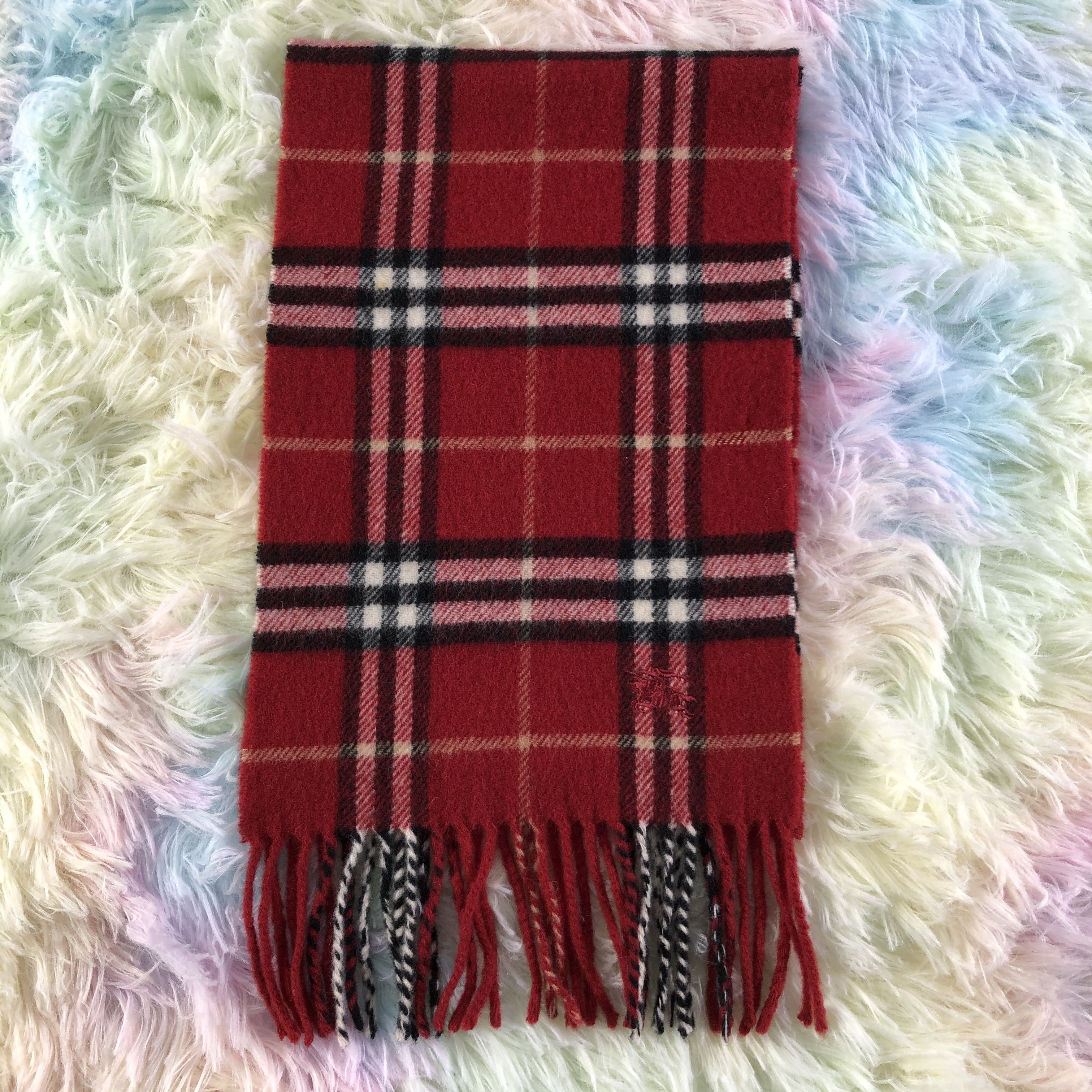 Burberry × Vintage Burberry Scarf / Muffler / Neckwear - KM186 Size ONE SIZE - 2 Thumbnail