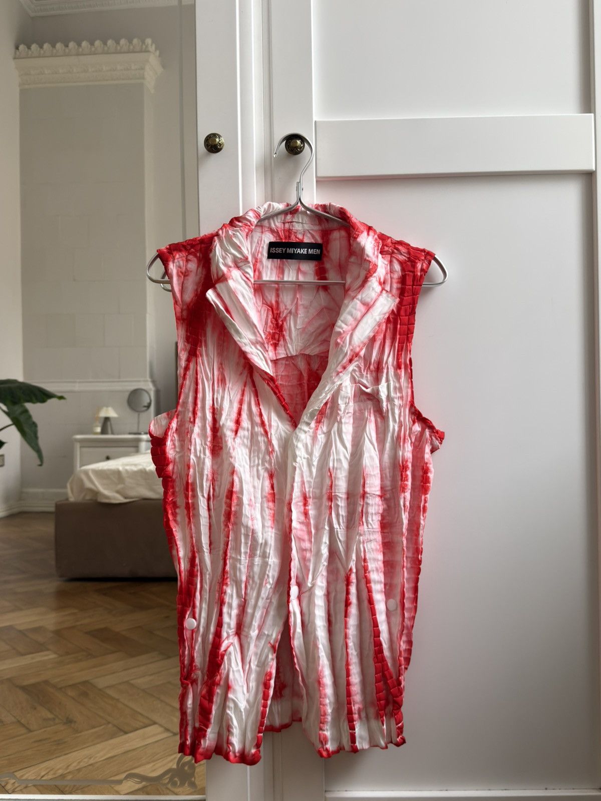 Issey miyake man archive blood vest