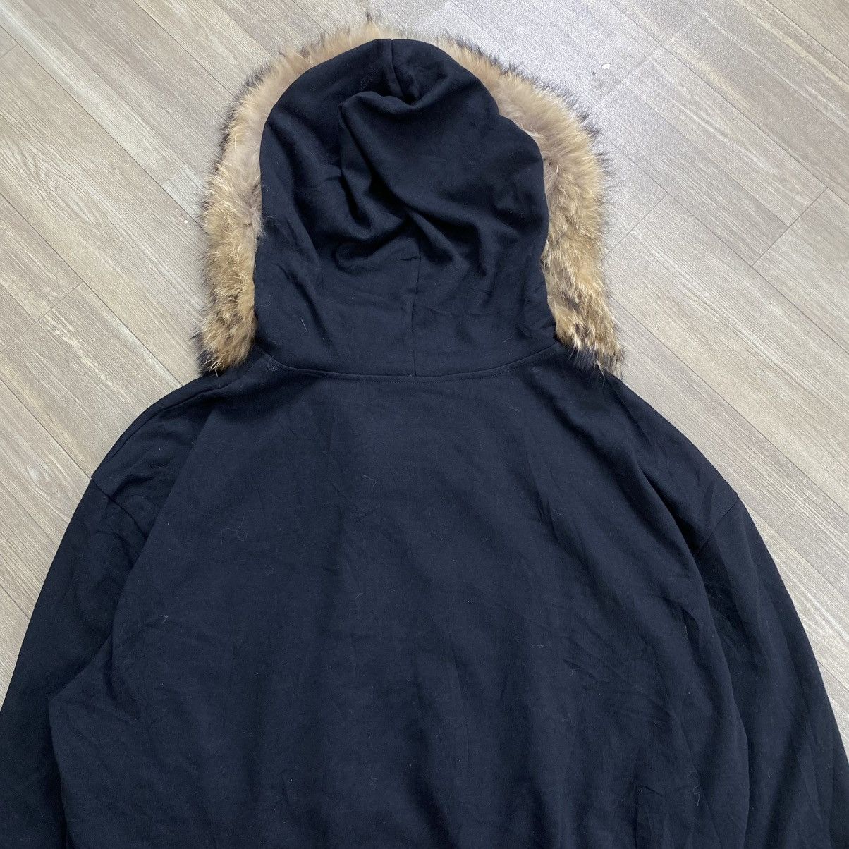 Le Grande Bleu (L.G.B.) Y2K Dazy Double Layers Cross Kmrii Lgb Style Zip Fur Hoodie Size US XL / EU 56 / 4 - 15 Thumbnail
