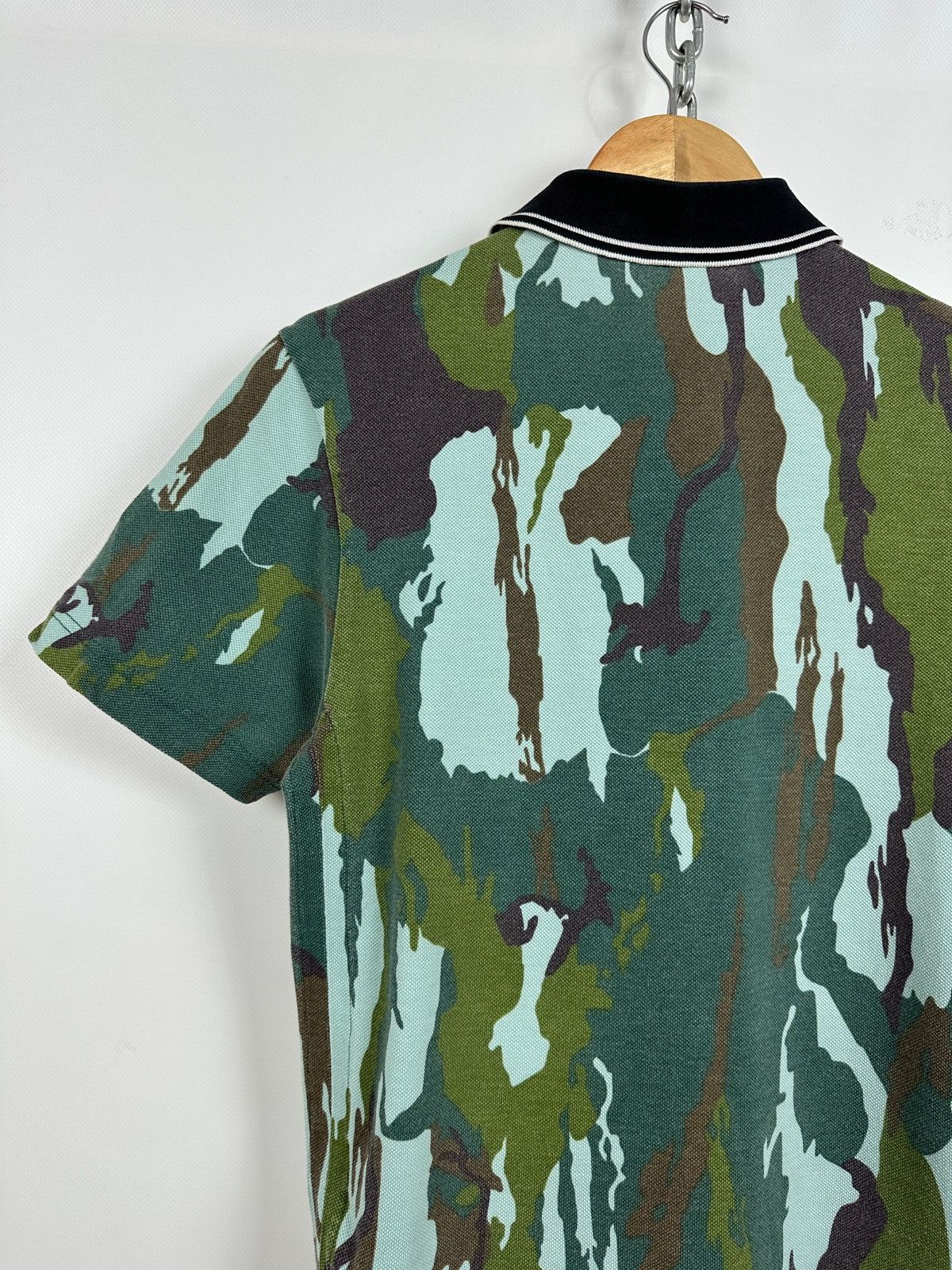 Stone Island Vintage Stone Island Camouflage Polo T-Shirt Size US S / EU 44-46 / 1 - 10 Thumbnail