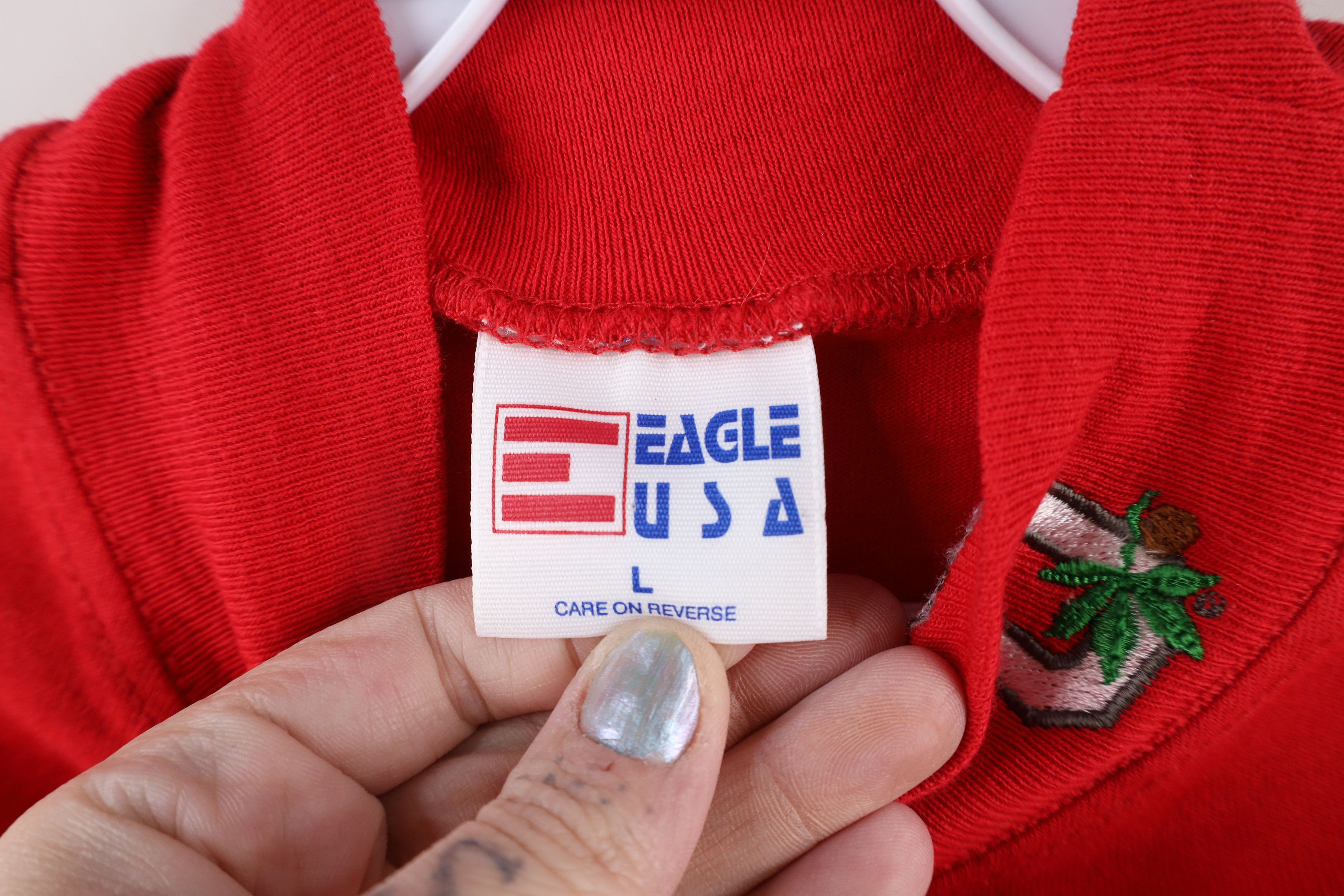 Vintage Vintage 90s University Mock Neck Long Sleeve T-Shirt USA Size US L / EU 52-54 / 3 - 6 Thumbnail