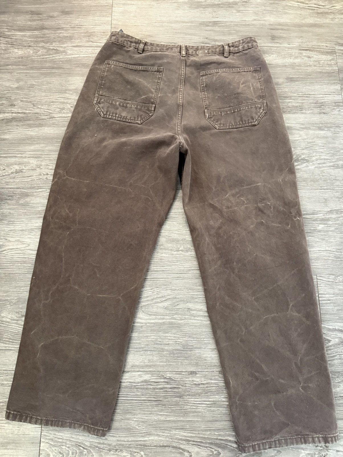 Zara Zara Brown Baggy Pants Size US 34 / EU 50 - 3 Thumbnail