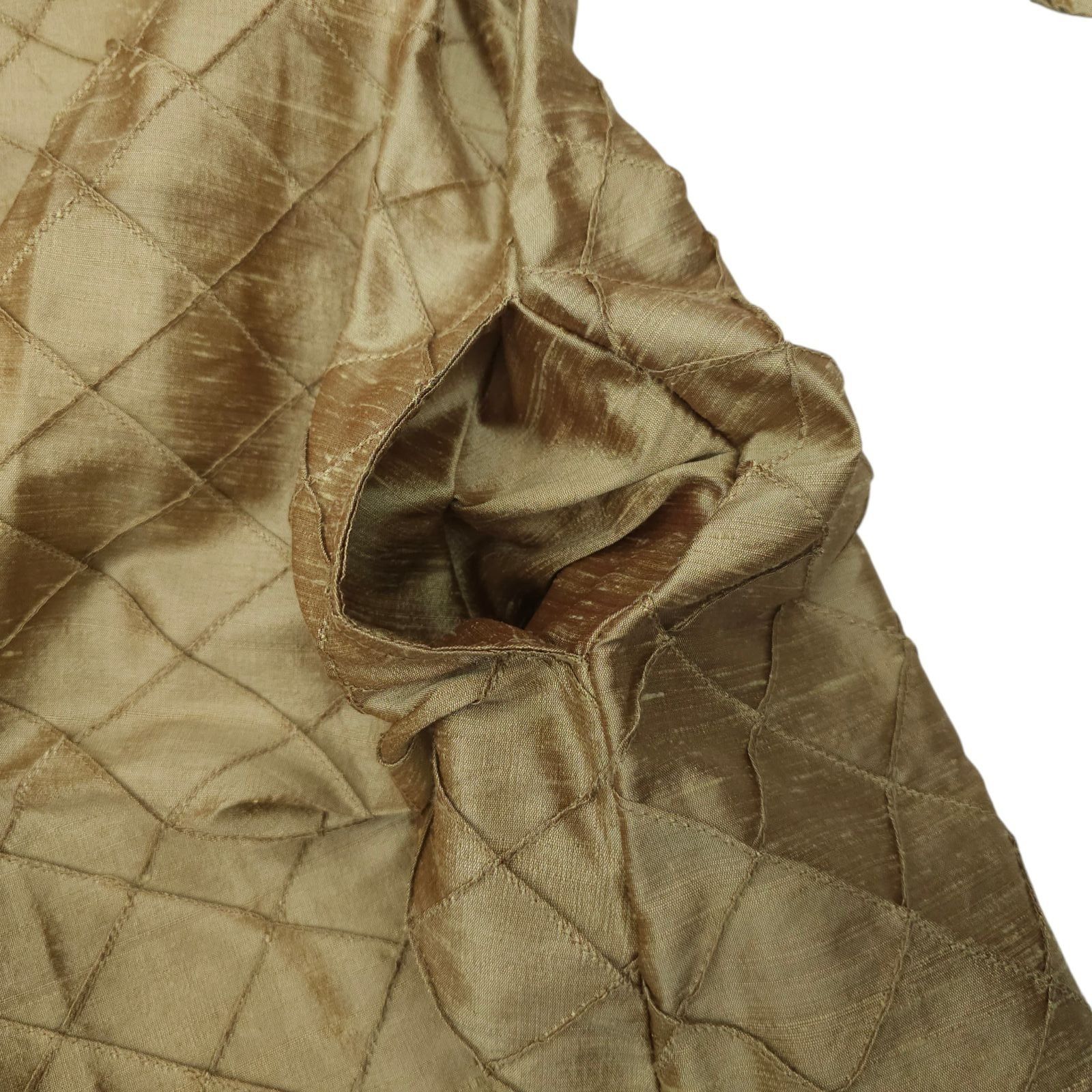 Other Yak Magik Jacket L Gold Metallic Vtg Diamond Pintuck Quilted Size L / US 10 / IT 46 - 7 Thumbnail