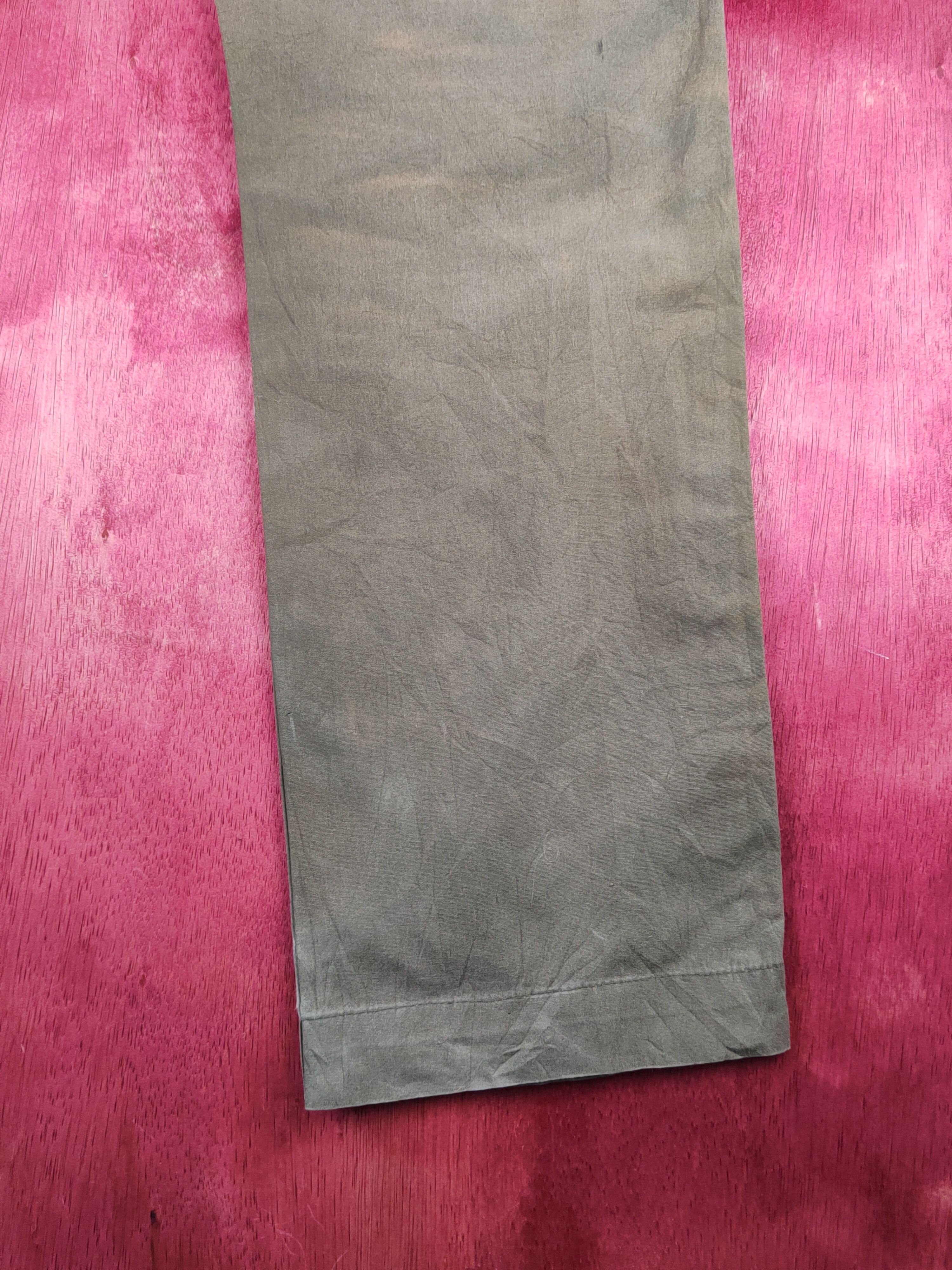 Japanese Brand Japanese Brand Olive Faded Multipocket Cargo Pants #S1455 Size US 30 / EU 46 - 11 Thumbnail