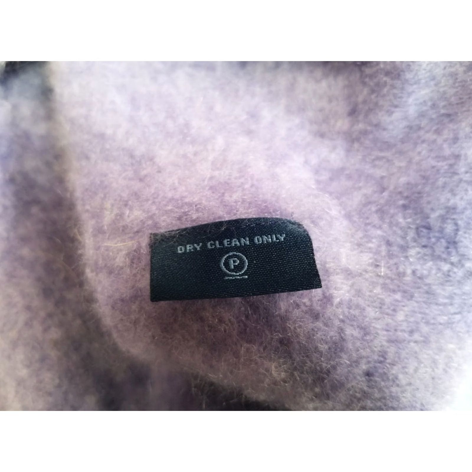 Vintage Alan Flusser Purple 100% Cashmere Sweater Women Size S/M Pullover V-Neck Long Sleeve Per Measurements Pic Size S / US 4 / IT 40 - 7 Thumbnail