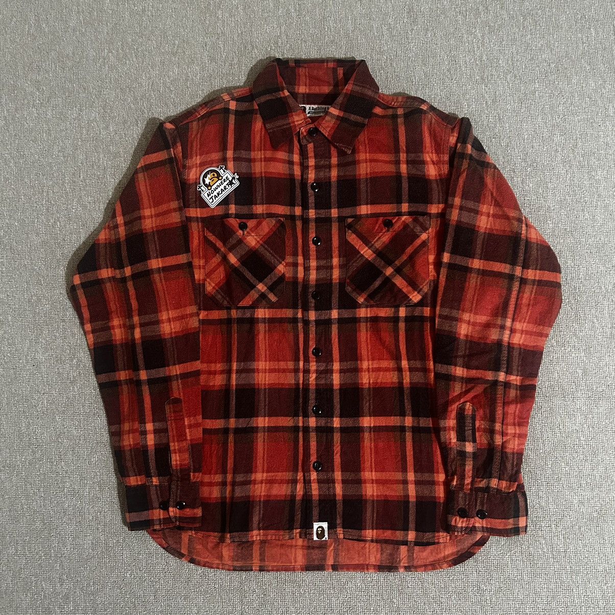 Bape Check Flannel Shirt Size US S / EU 44-46 / 1 - 1 Thumbnail