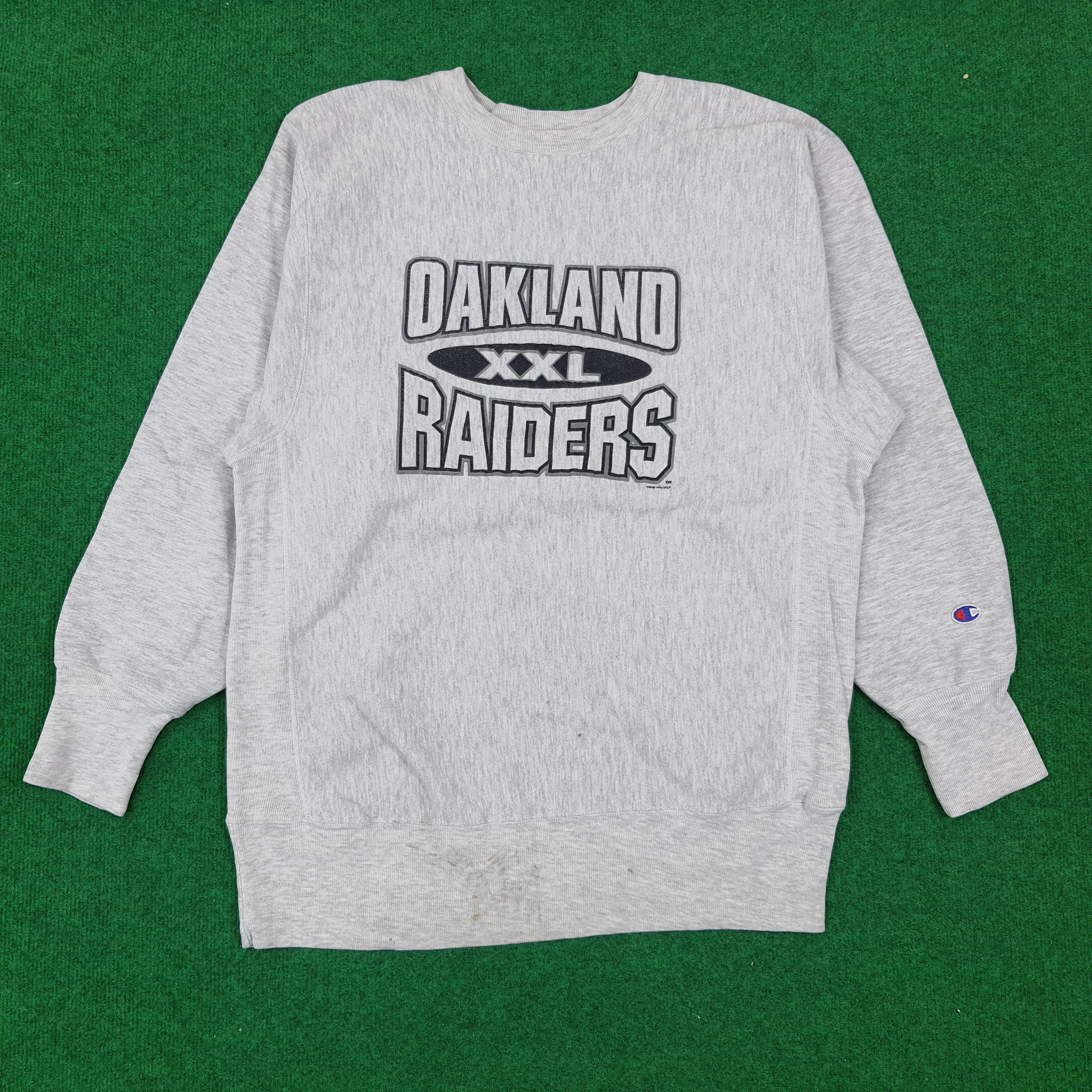 NFL × Vintage Vintage Champion NFLP Oakland Raiders XXL Sweatshirts Size US L / EU 52-54 / 3 - 1 Thumbnail