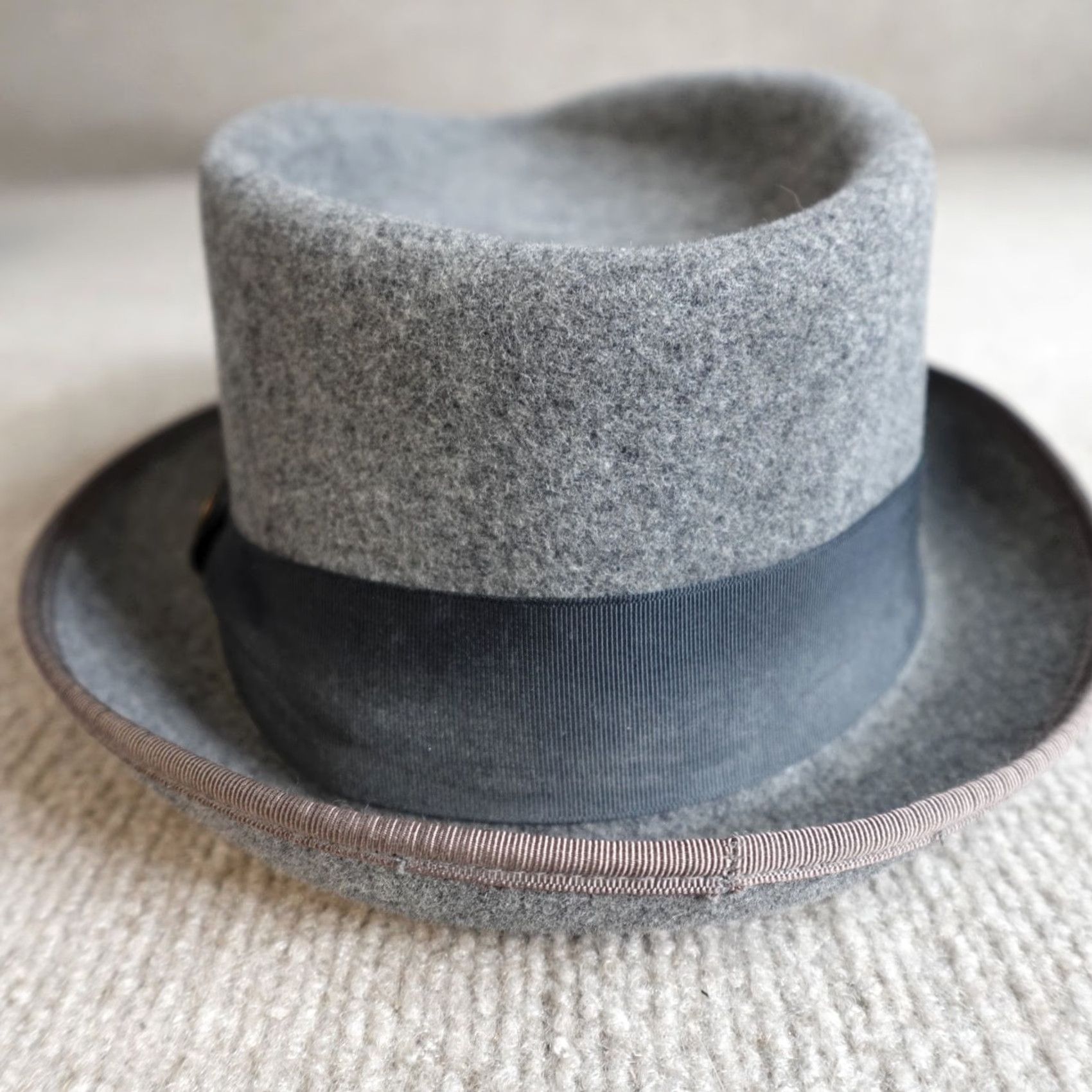 Goorin Bros. Goorin Bros Hat Fedora Wool Gray Large 100% Wool Made in USA Mens Hat Soid: 100% Wool? Size ONE SIZE - 6 Thumbnail