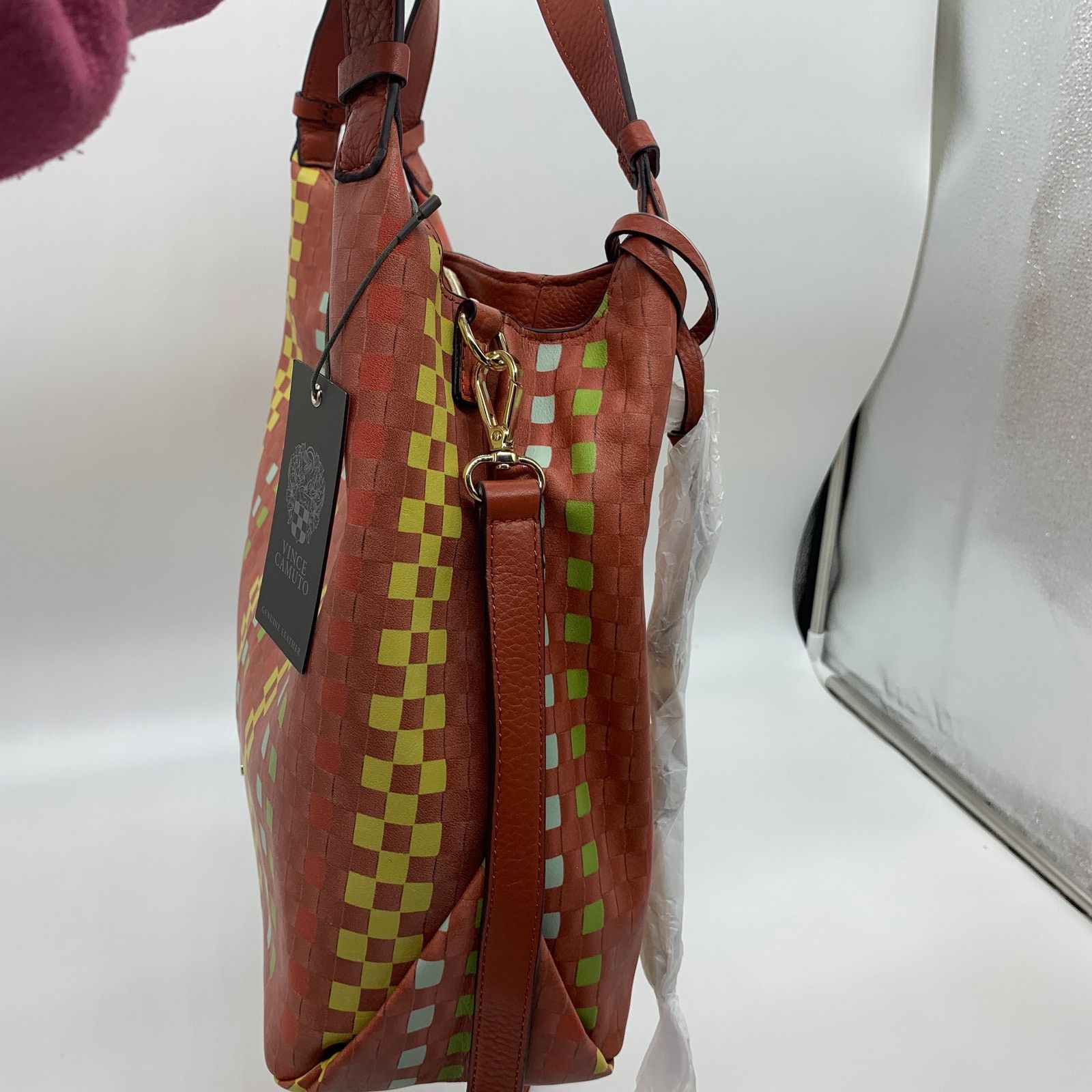Vince Camuto Vince Camuto Womens Handbag Convertible Leather Tote - Tania Size ONE SIZE - 7 Thumbnail