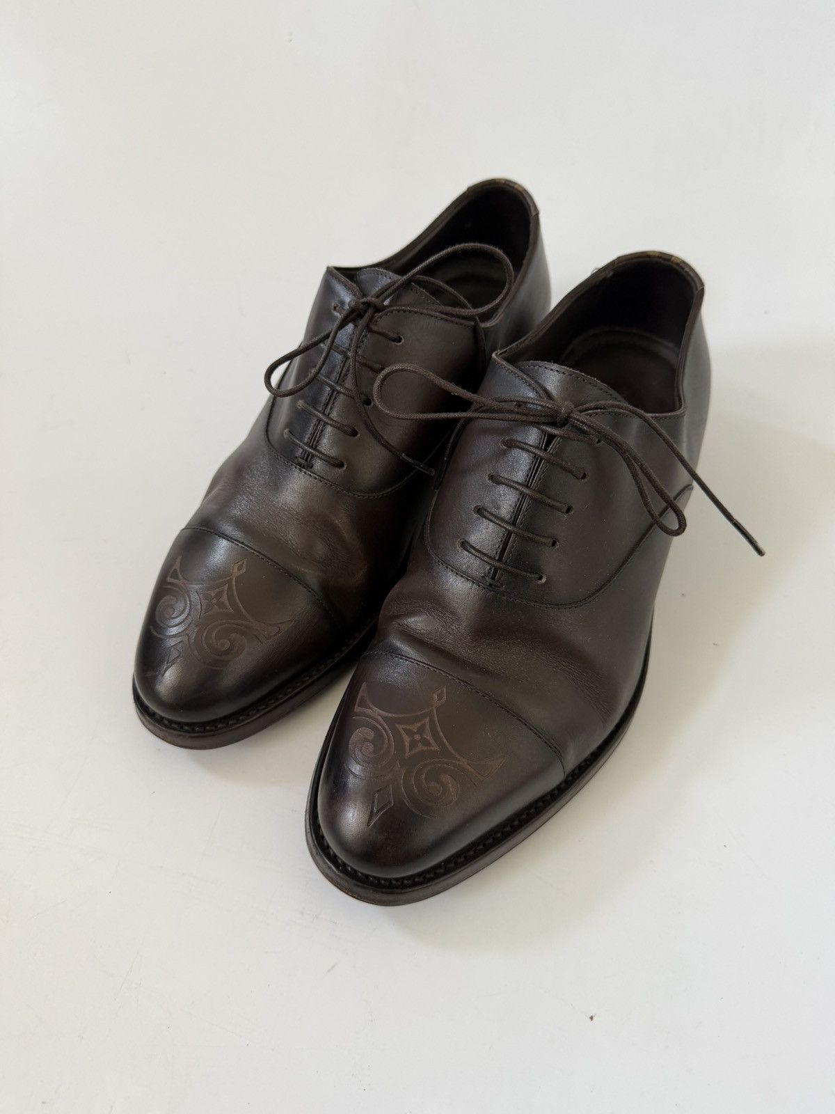Louis Vuitton Louis Vuitton Monceau Flex Line Derby Brown Size US 5 / EU 37 - 3 Thumbnail