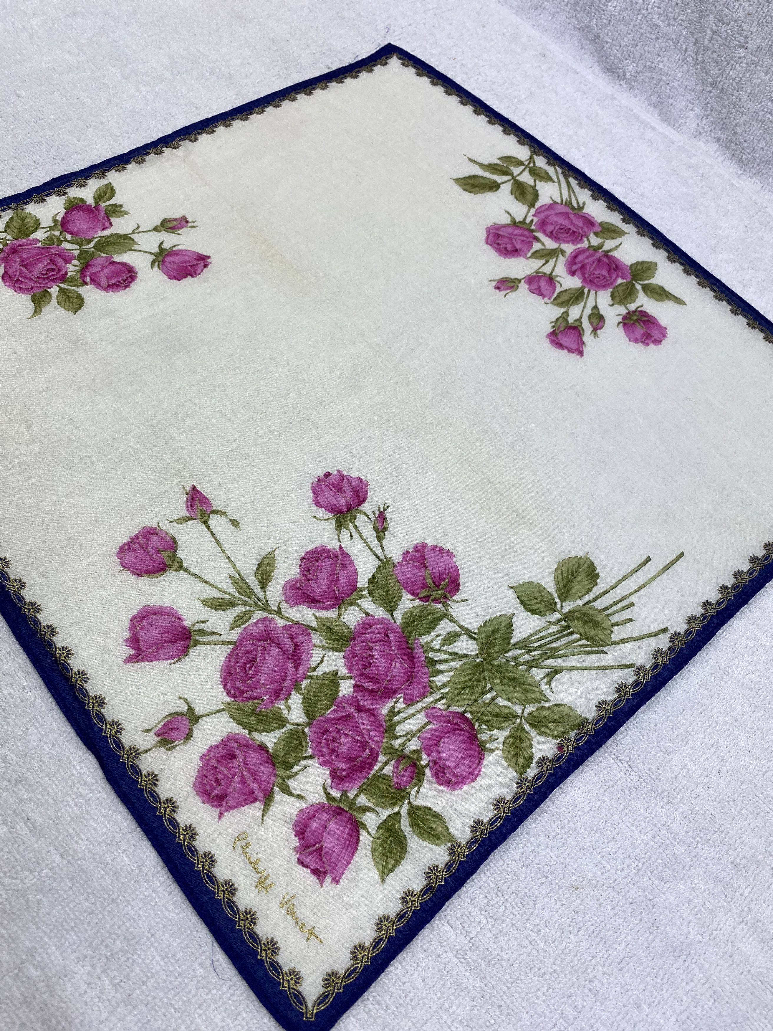 Vintage Philippe Venet Handkerchief / Bandana / Neckerchief Size ONE SIZE - 4 Thumbnail