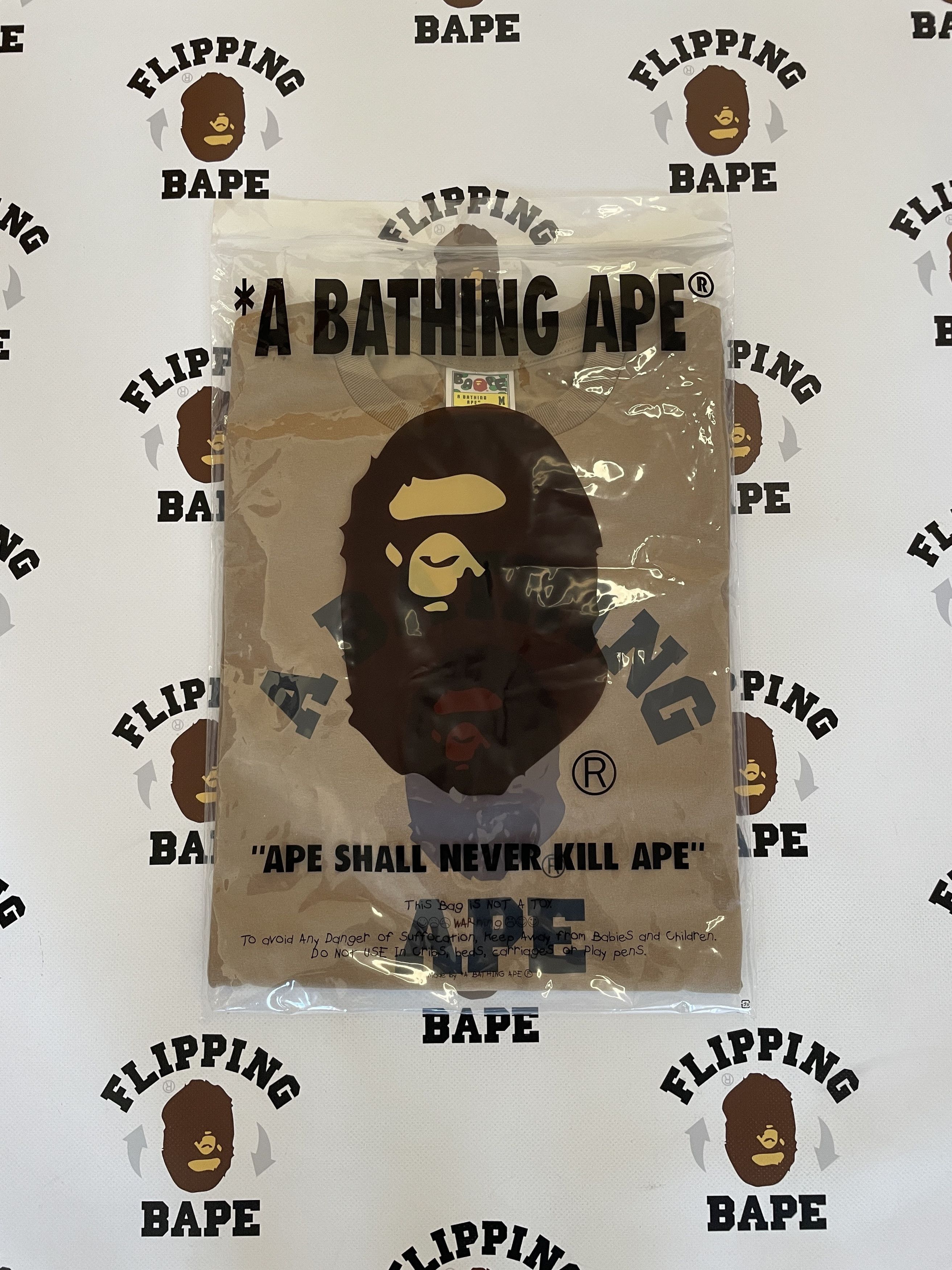 Bape BAPE COLLEGE L/S TEE Size US M / EU 48-50 / 2 - 8 Thumbnail