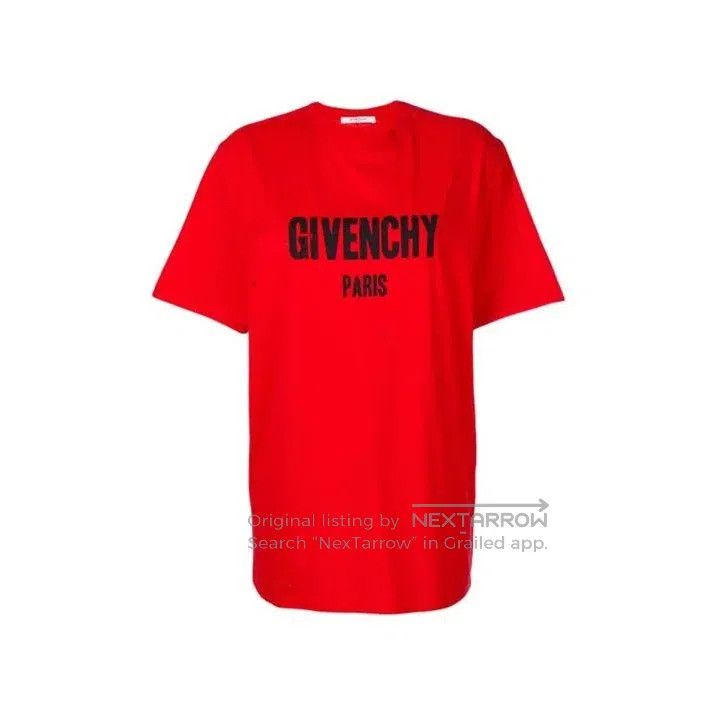 Givenchy Givenchy Letter Print Distressed Short-Sleeve T-Shirt. Size US XS / EU 42 / 0 - 1 Thumbnail