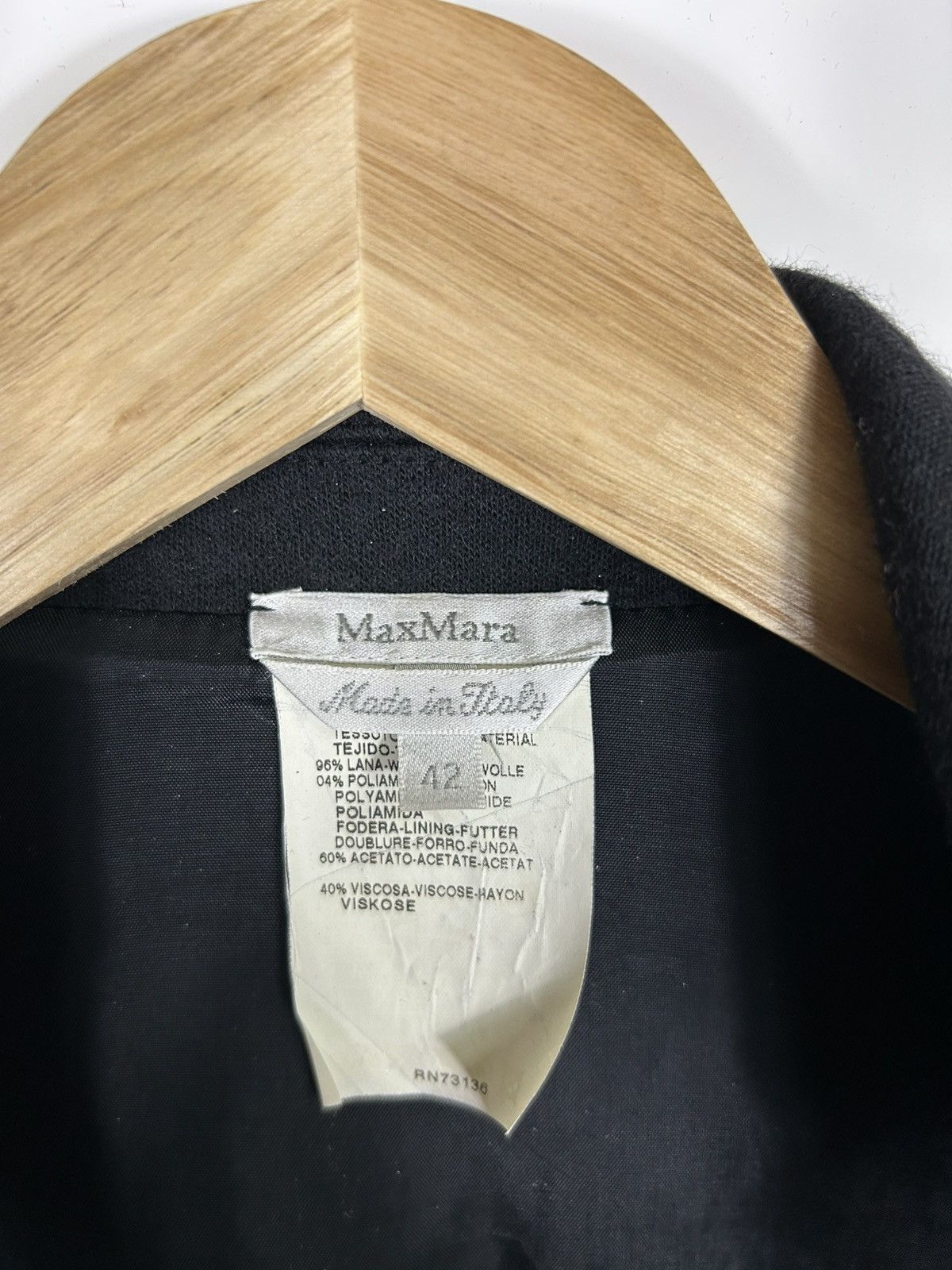 Max Mara 🔥Max Mara Wool Single Breast Coat Jacket Size M / US 6-8 / IT 42-44 - 9 Thumbnail