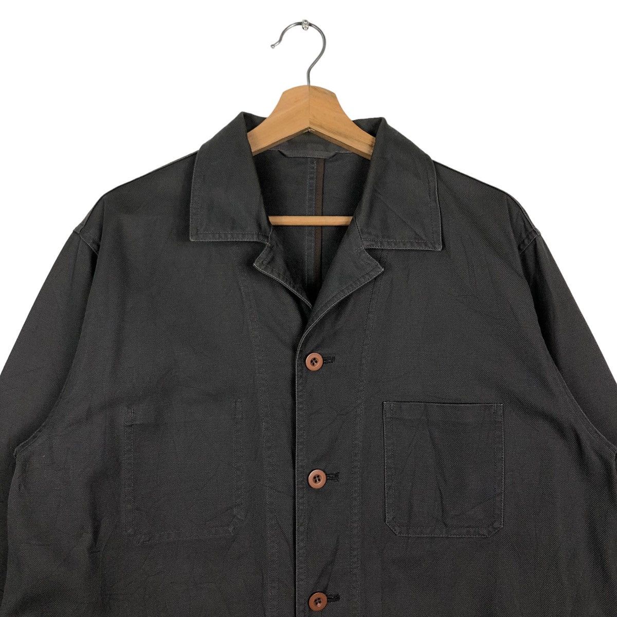 Issey Miyake 🔥Vintage Chore Work Jacket Oaksunited Original Issey Miyake Size US L / EU 52-54 / 3 - 2 Thumbnail