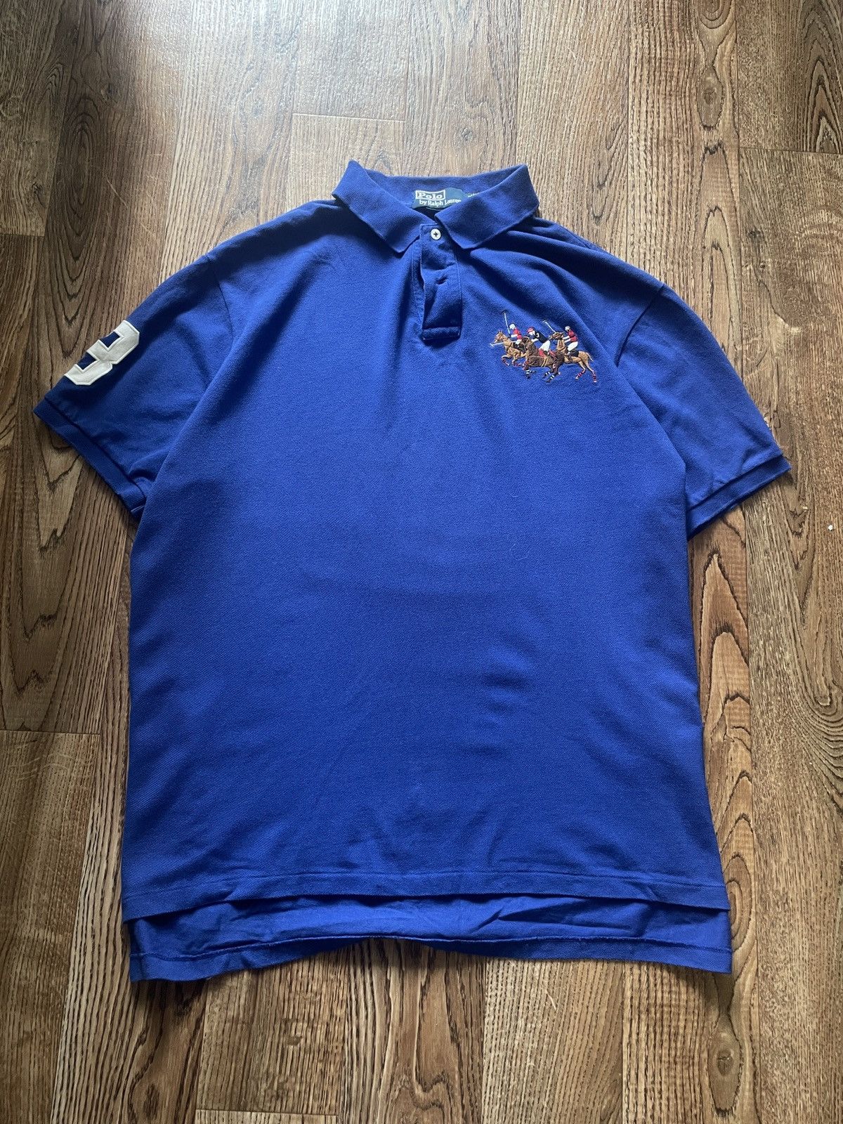 Polo Ralph Lauren 🇺🇸 Vintage Polo Ralph Lauren Polo T-Shirt Rare Retro Hype Size US XXL / EU 58 / 5 - 3 Thumbnail