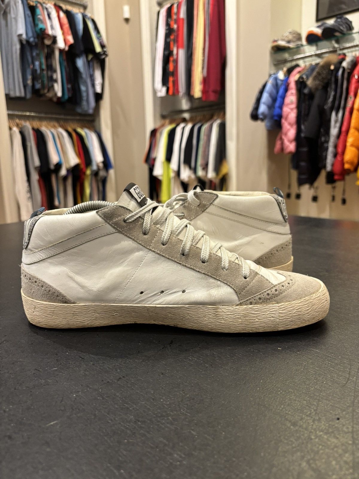 Golden Goose Golden Goose Mid Star Grey Size US 10 / EU 43 - 3 Thumbnail