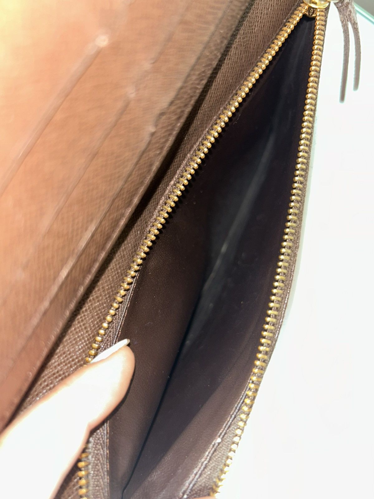 Louis Vuitton Louis Vuitton Damier Ebene Leather Insolite Zippy Wallet Size ONE SIZE - 8 Thumbnail