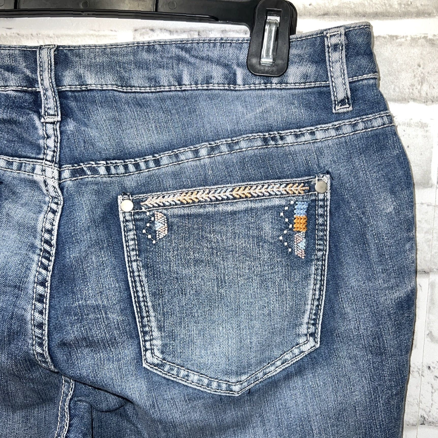 Vintage Christopher Banks Capri Jeans Womens NWT Size 10 20” Inseam Blue Size 32" / US 10 / IT 46 - 3 Thumbnail