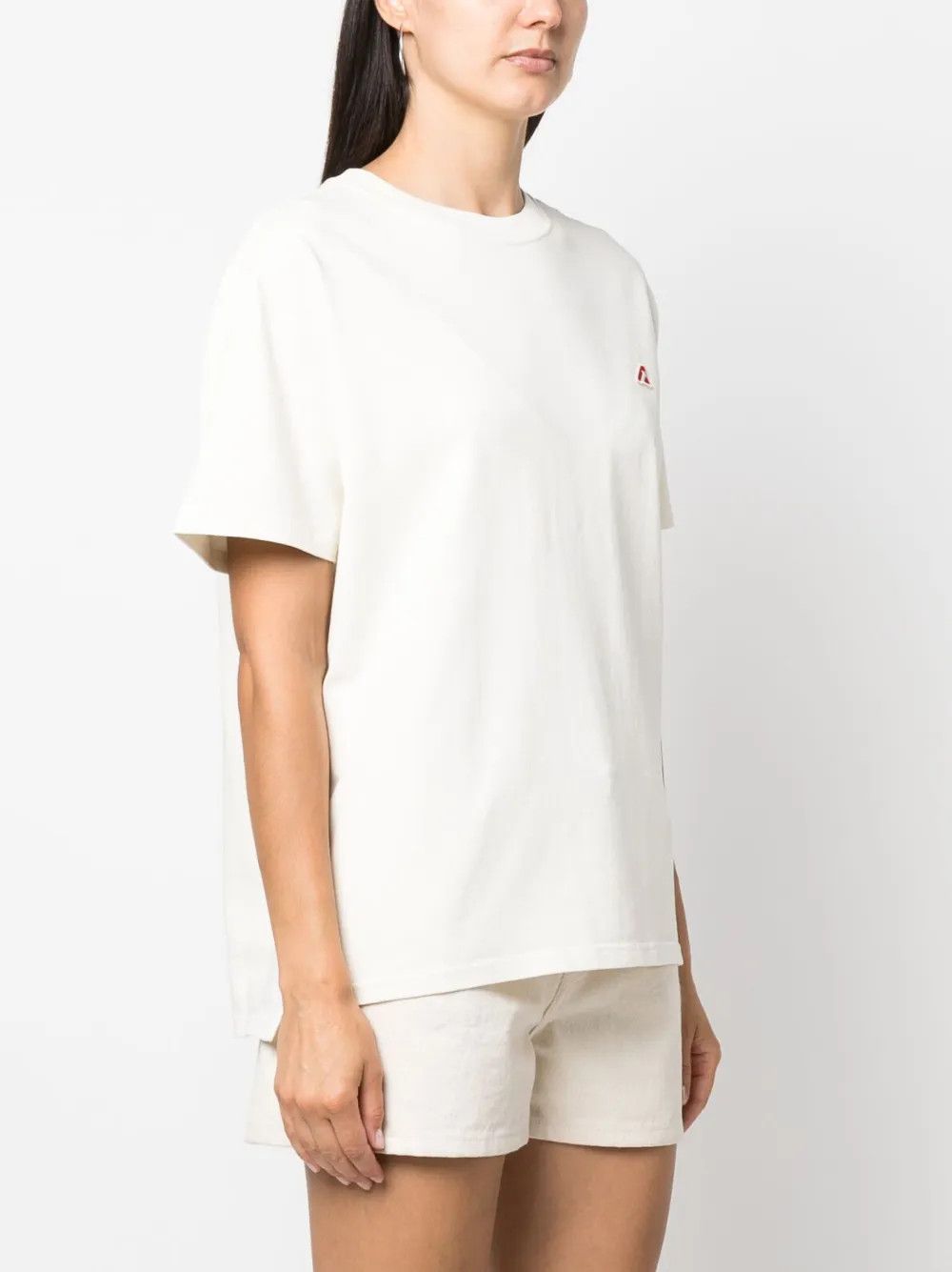 AUTRY o1y0725 Crewneck T-Shirt in White Size XS / US 0-2 / IT 36-38 - 3 Thumbnail