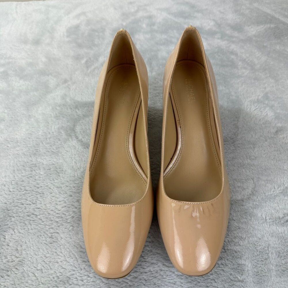 Michael Kors Michael Kors Beige Leather Round Tip Shoes Women's Size 8.5 Size US 8.5 / IT 38.5 - 7 Thumbnail