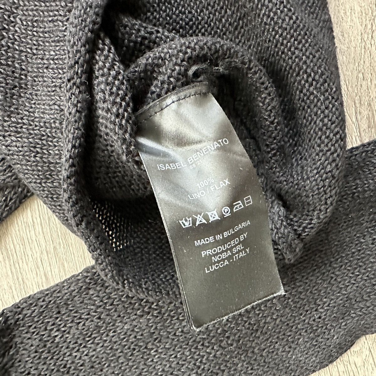 Isabel Benenato Black Open Knit Degrade Sweater Size US M / EU 48-50 / 2 - 5 Thumbnail